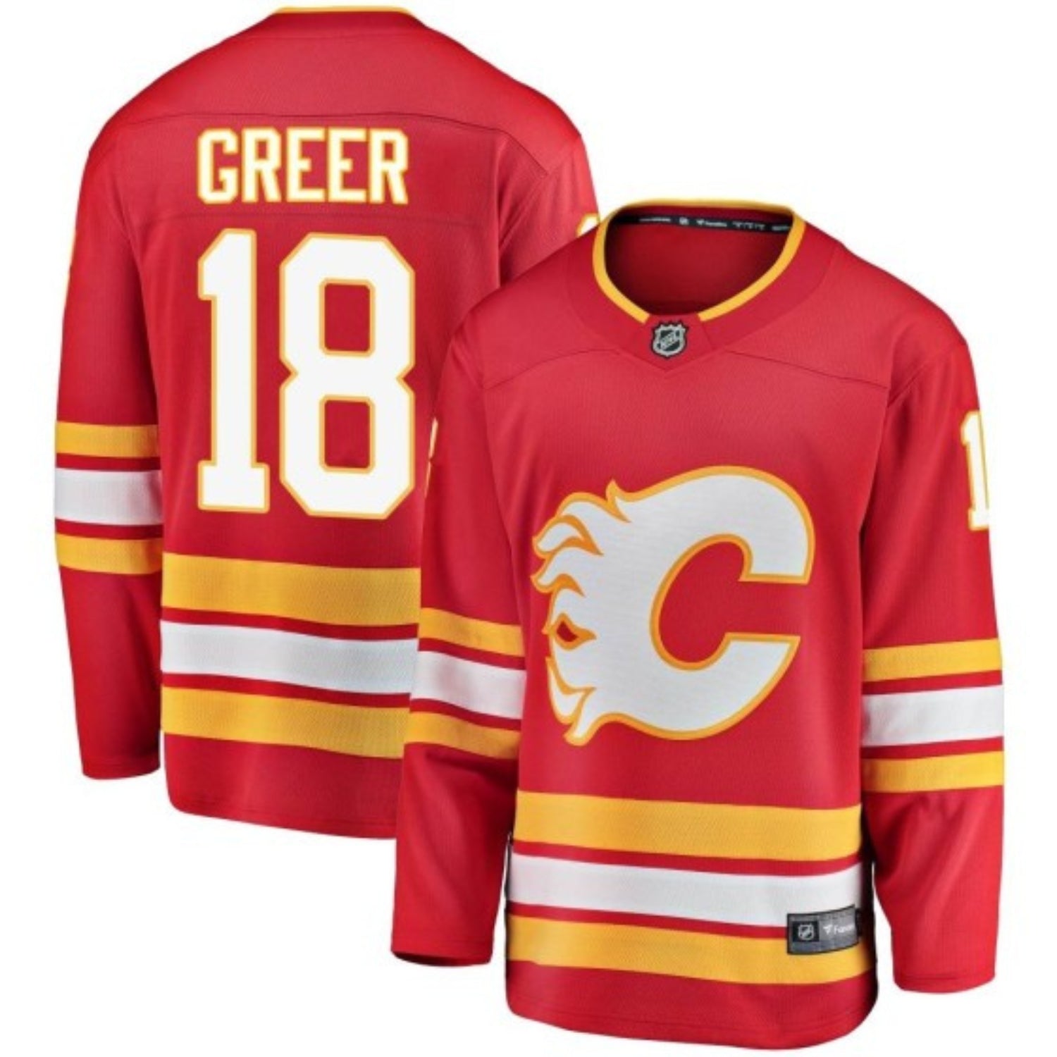A.J Greer Calgary Flames 18 Jersey