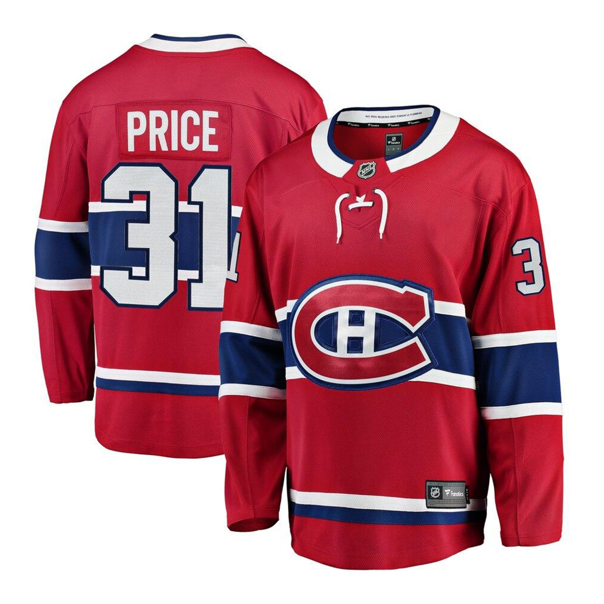 Carey Price Montreal Canadiens 31 Jersey