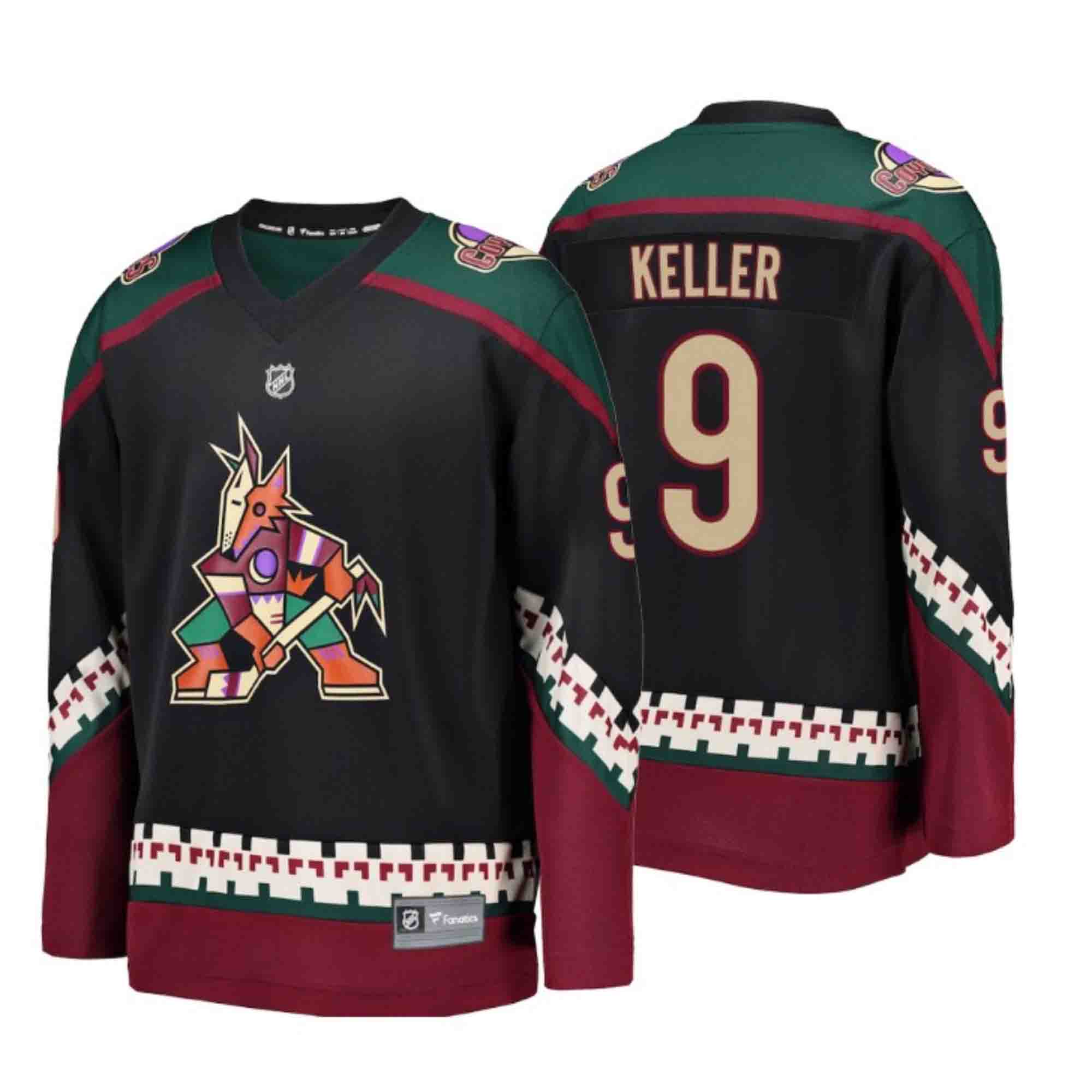 Clayton Keller Arizona Coyotes 9 Jersey
