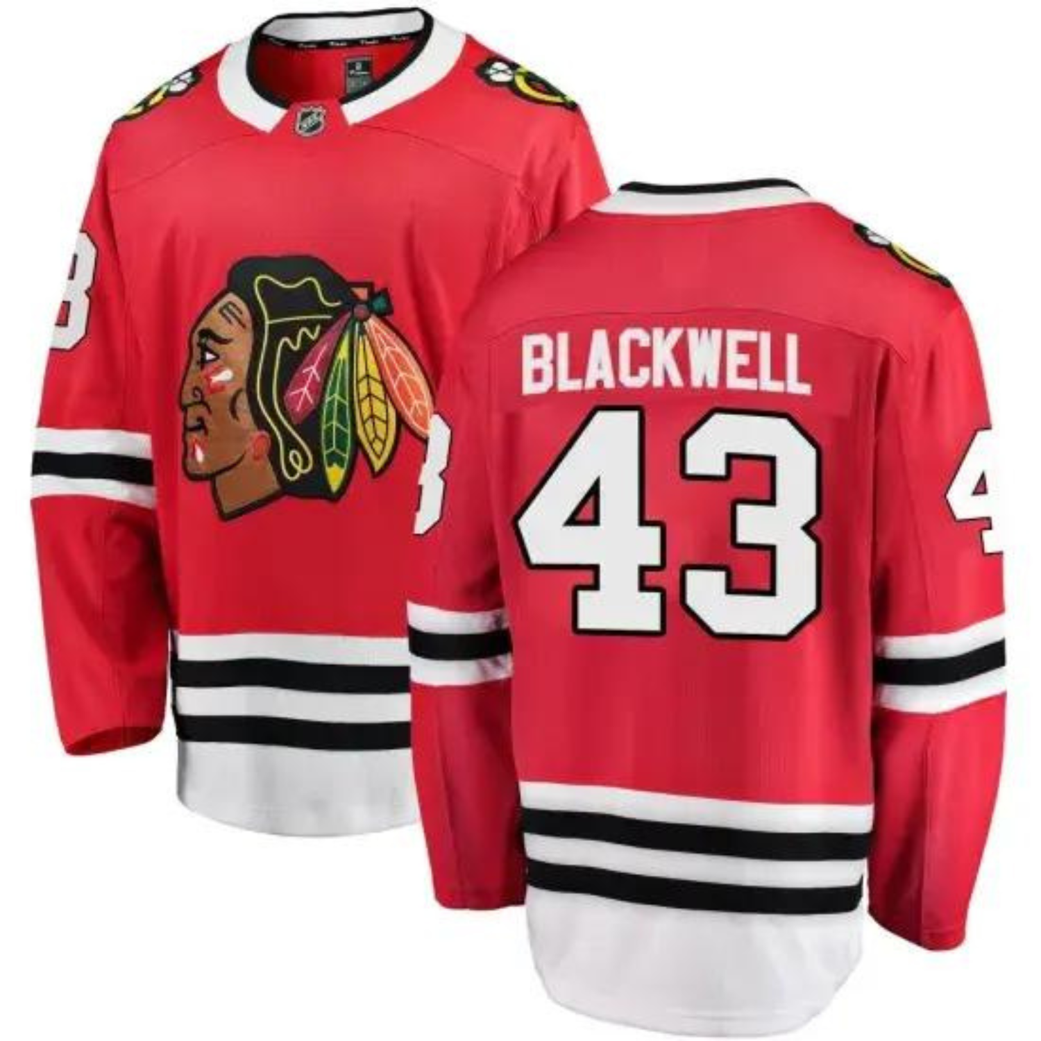 Colin Blackwell Chicago Blackhawks 43 Jersey