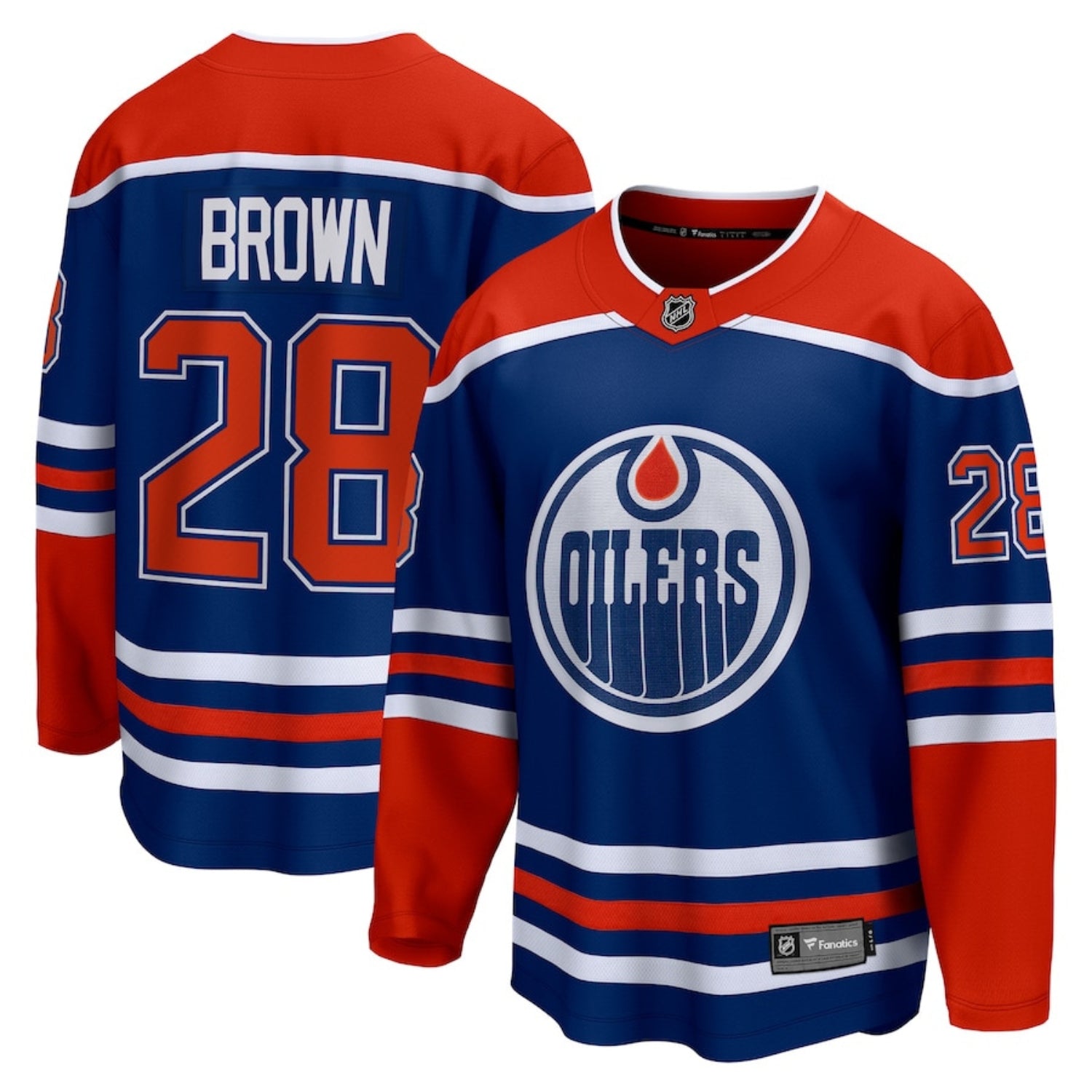 Connor Brown Edmonton Oilers 28 Jersey