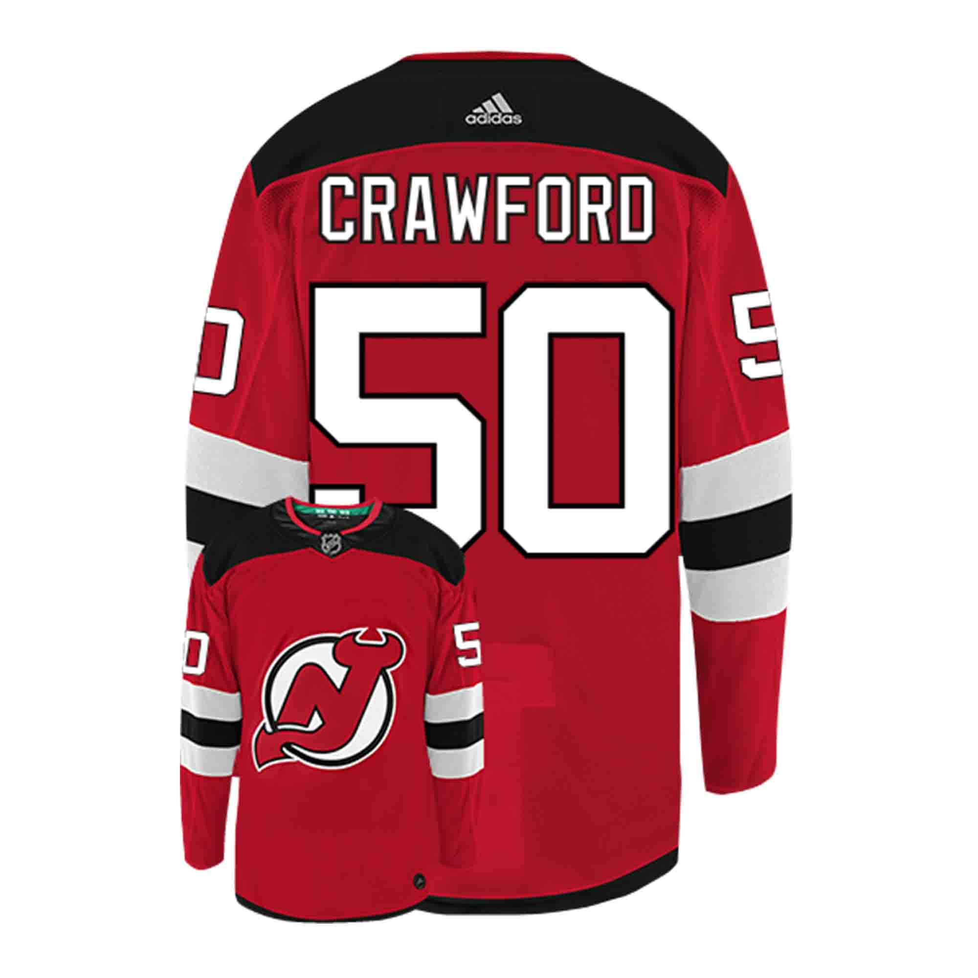Corey Crawford New Jersey Devils 50 Jersey