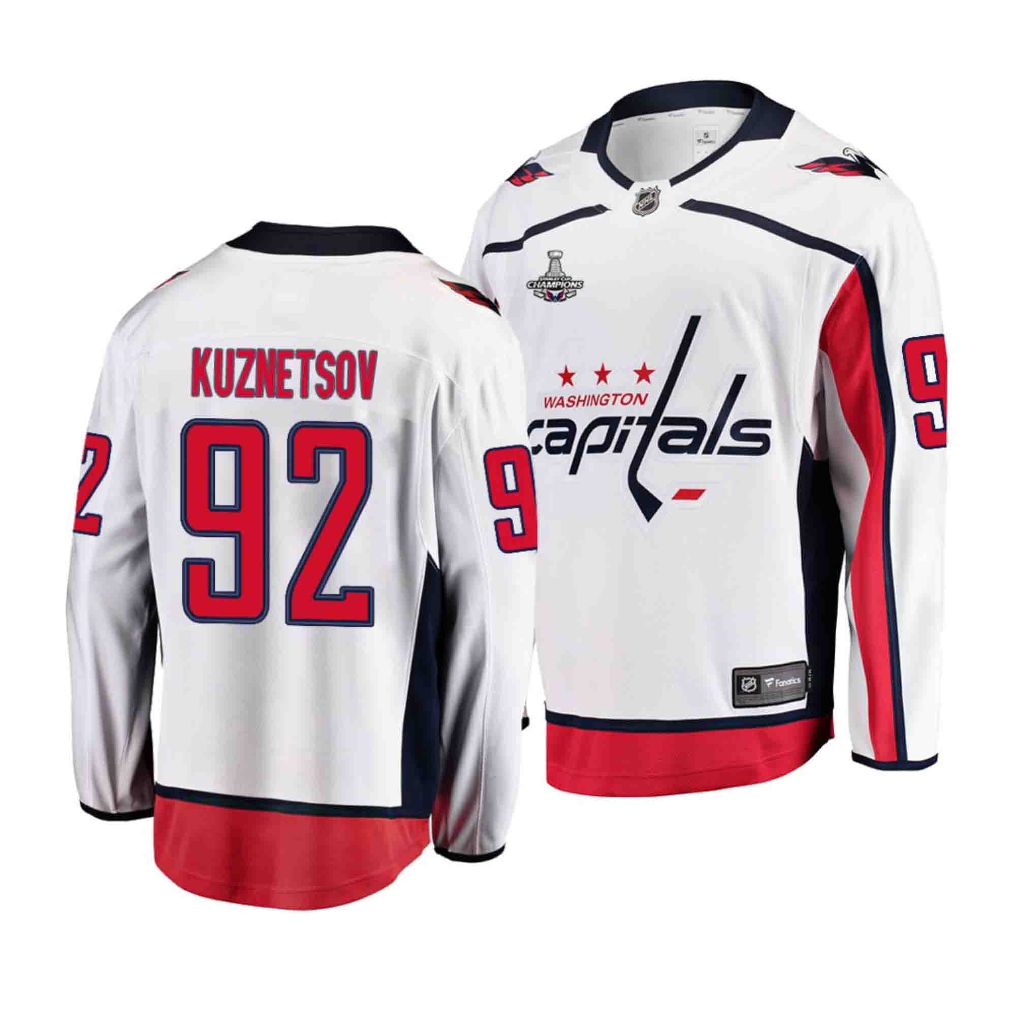 Evgeny Kuznetsov Washington Capitals 92 Jersey