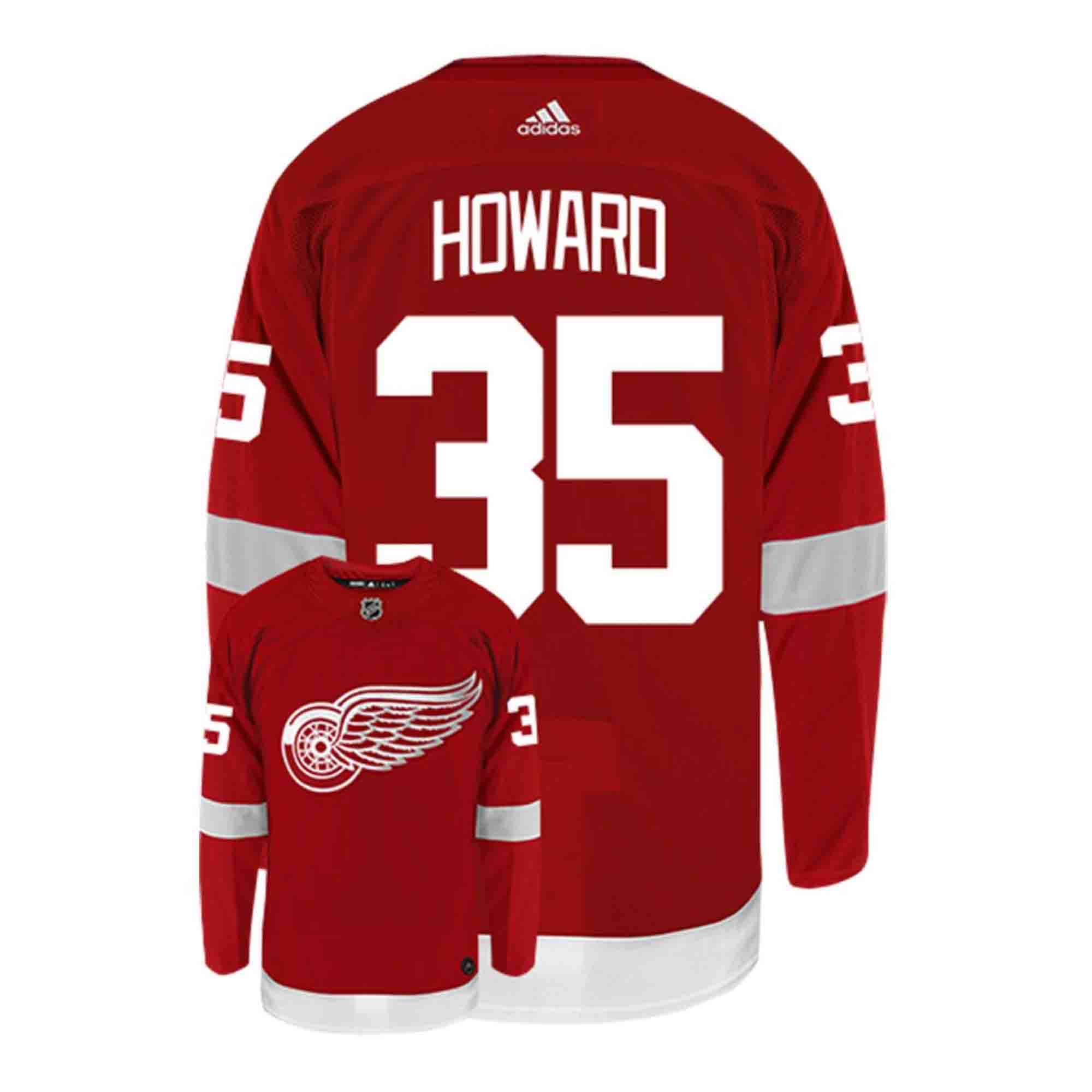 Jimmy Howard Detroit Red Wings 35 Jersey