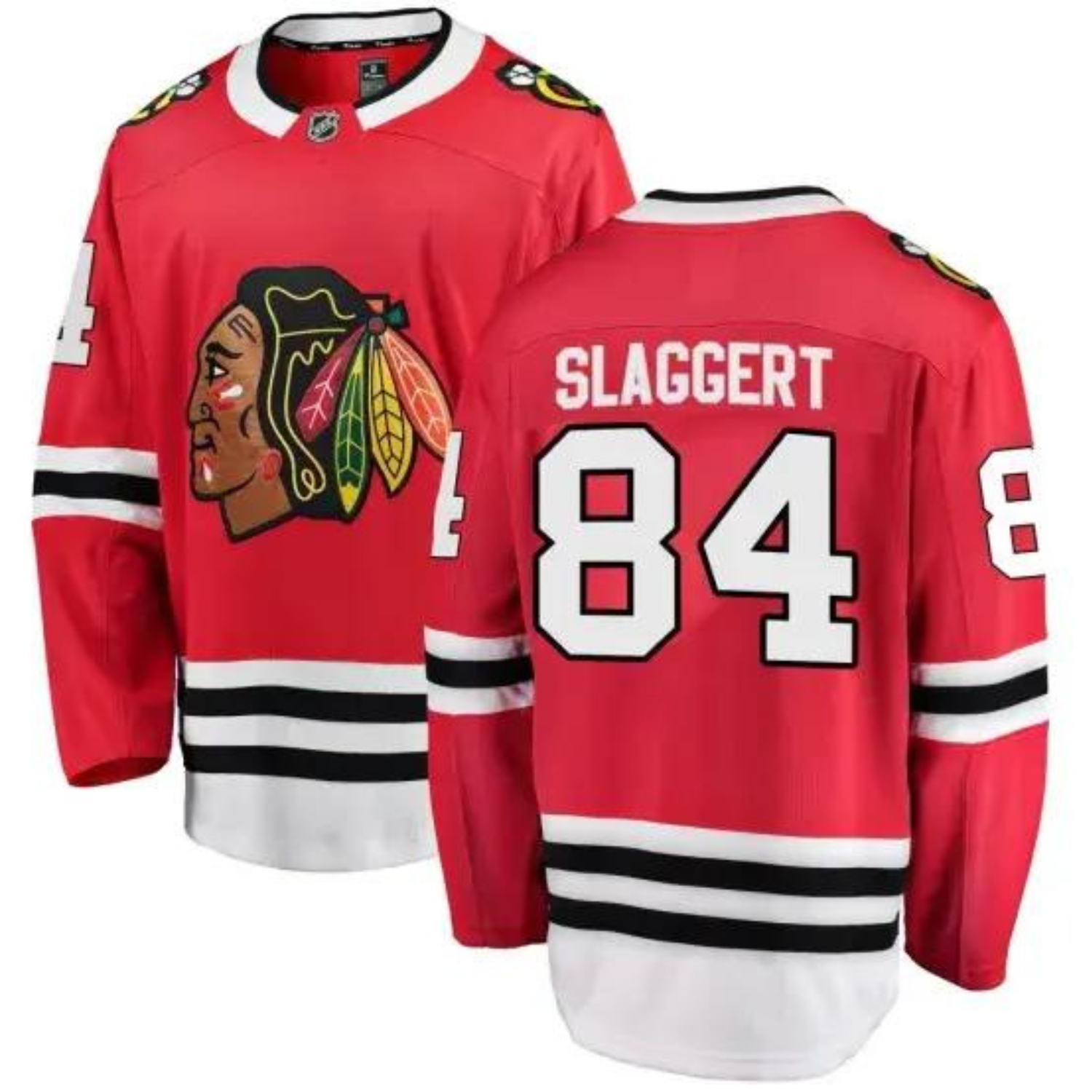Landon Slaggert Chicago Blackhawks 84 Jersey