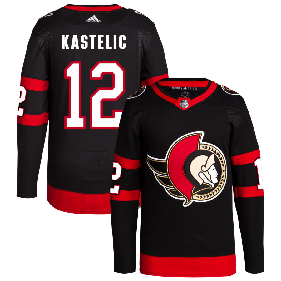 Mark Kastelic Ottawa Senators 12 Jersey