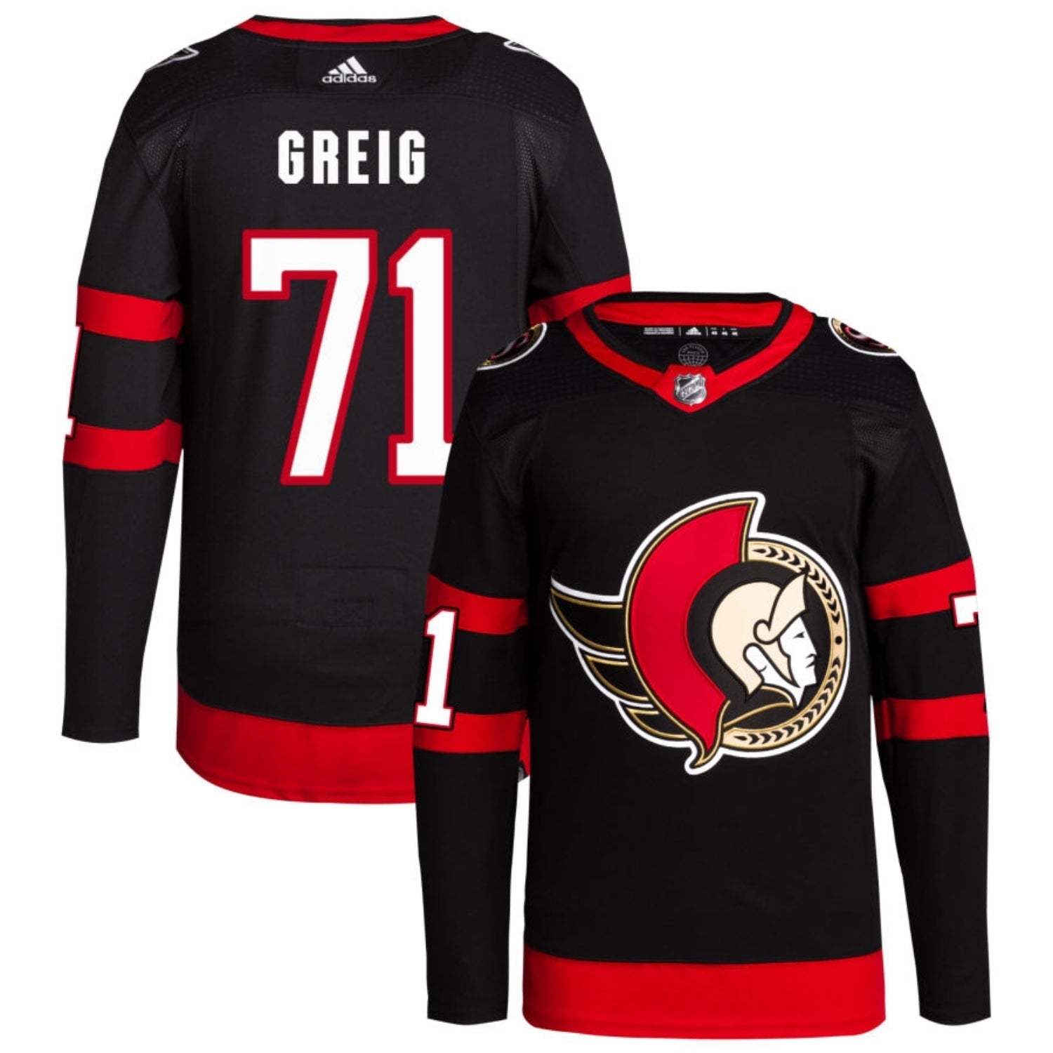 Ridly Greig Ottawa Senators 71 Jersey