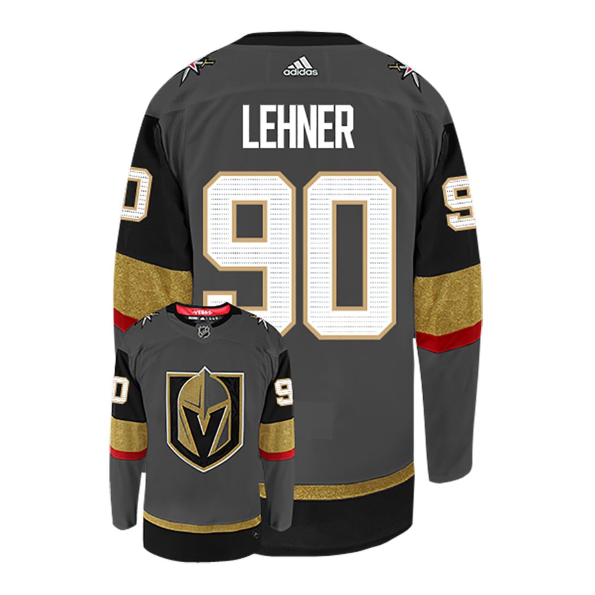 Robin Lehner Vegas Golden Knights 90 Jersey