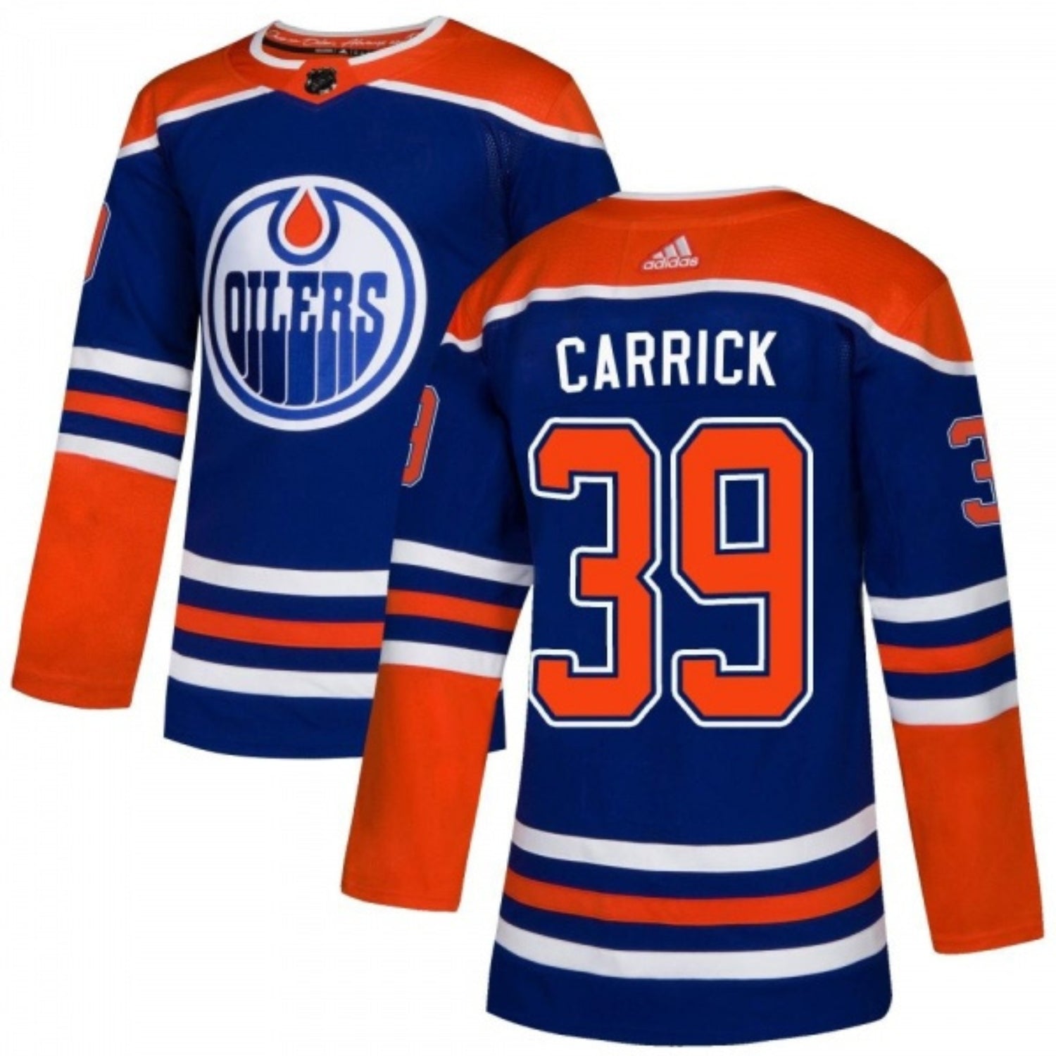 Sam Carrick Edmonton Oilers 39 Jersey