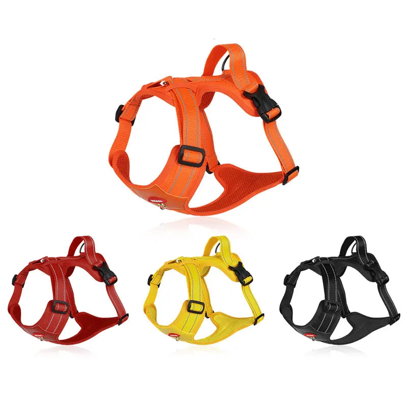 Doberman Pinscher Dog Harness Reflective Medium Large Dog Tactical Vest Large Waterproof Dog Harness Pet Accessories Supplies