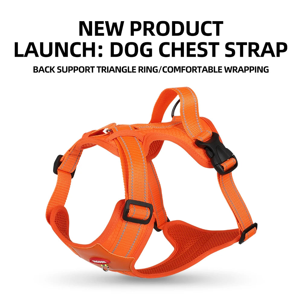 Doberman Pinscher Dog Harness Reflective Medium Large Dog Tactical Vest Large Waterproof Dog Harness Pet Accessories Supplies