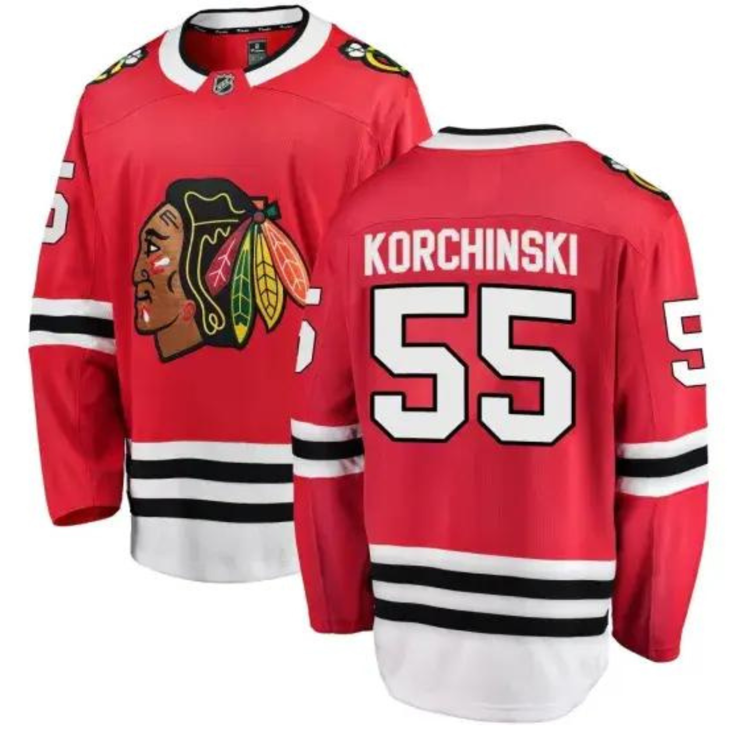 Kevin Korchinski Chicago Blackhawks 55 Jersey