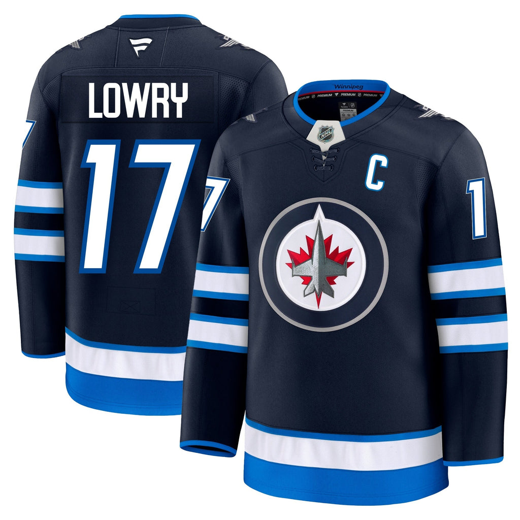 Adam Lowry Winnipeg Jets Fanatics Premium Home Jersey