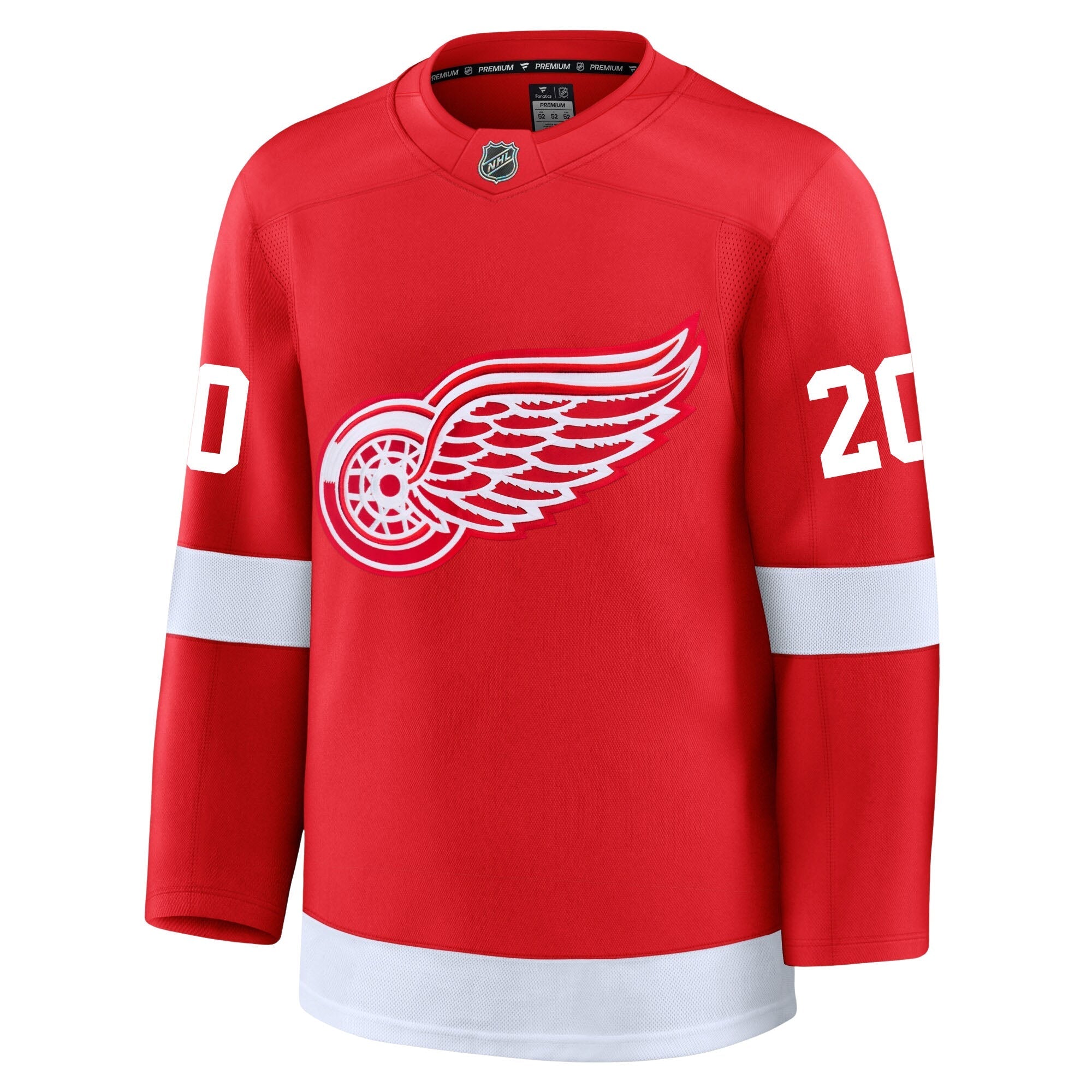 Albert Johansson Detroit Red Wings Fanatics Premium Home Jersey
