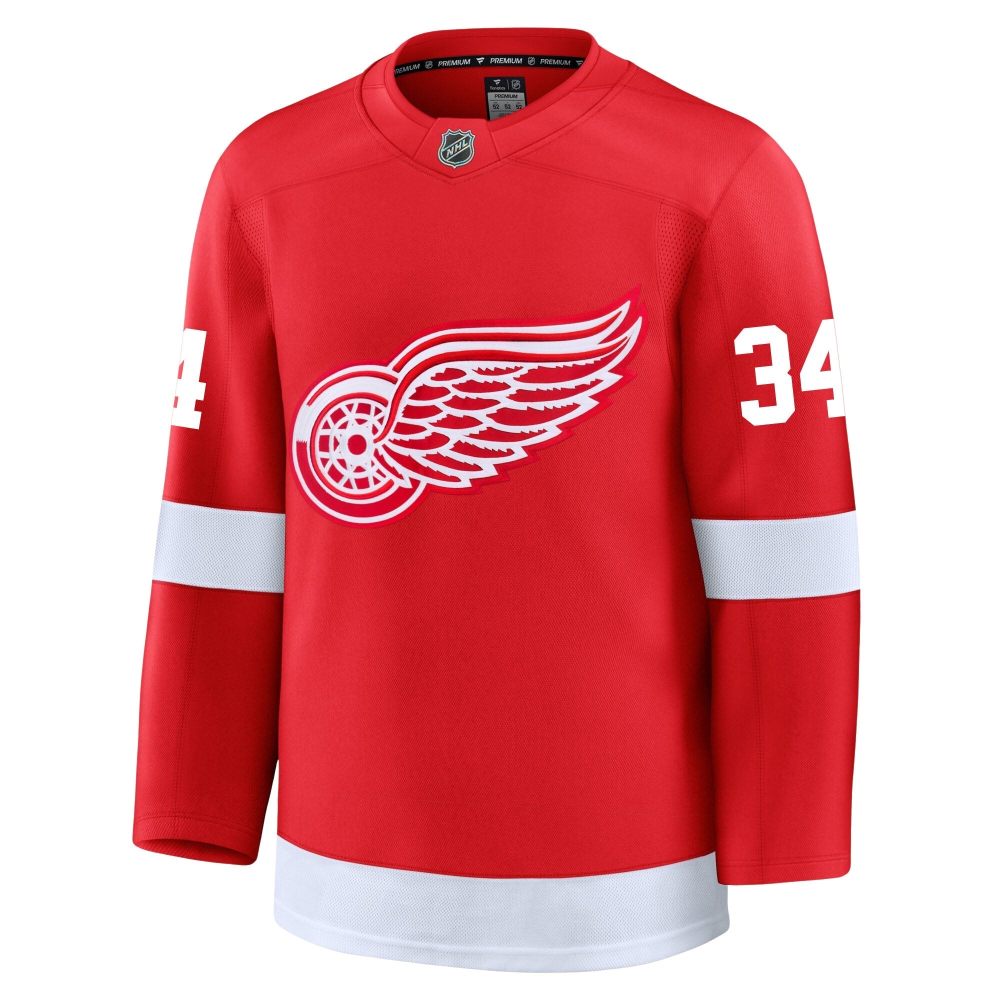 Alex Lyon Detroit Red Wings Fanatics Premium Home Jersey