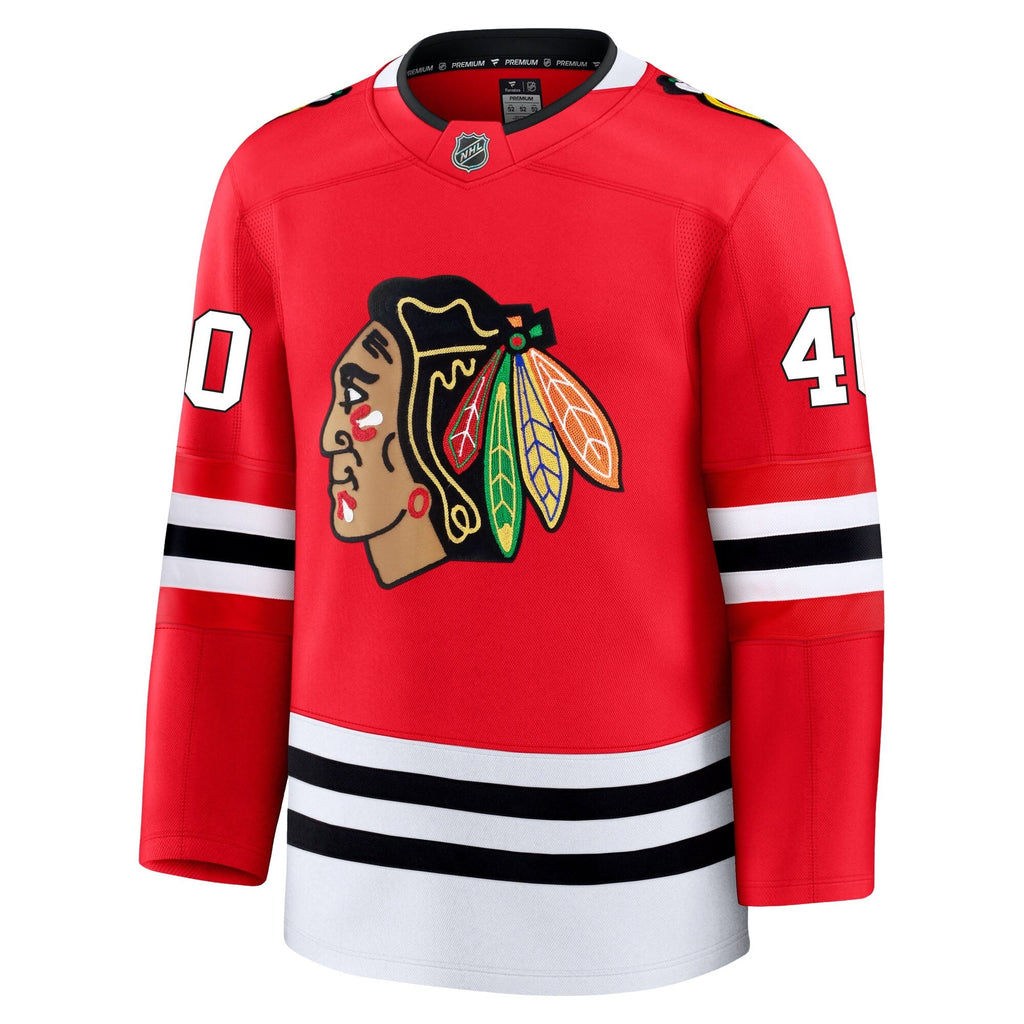 Arvid Soderblom Chicago Blackhawks Fanatics Premium Home Jersey