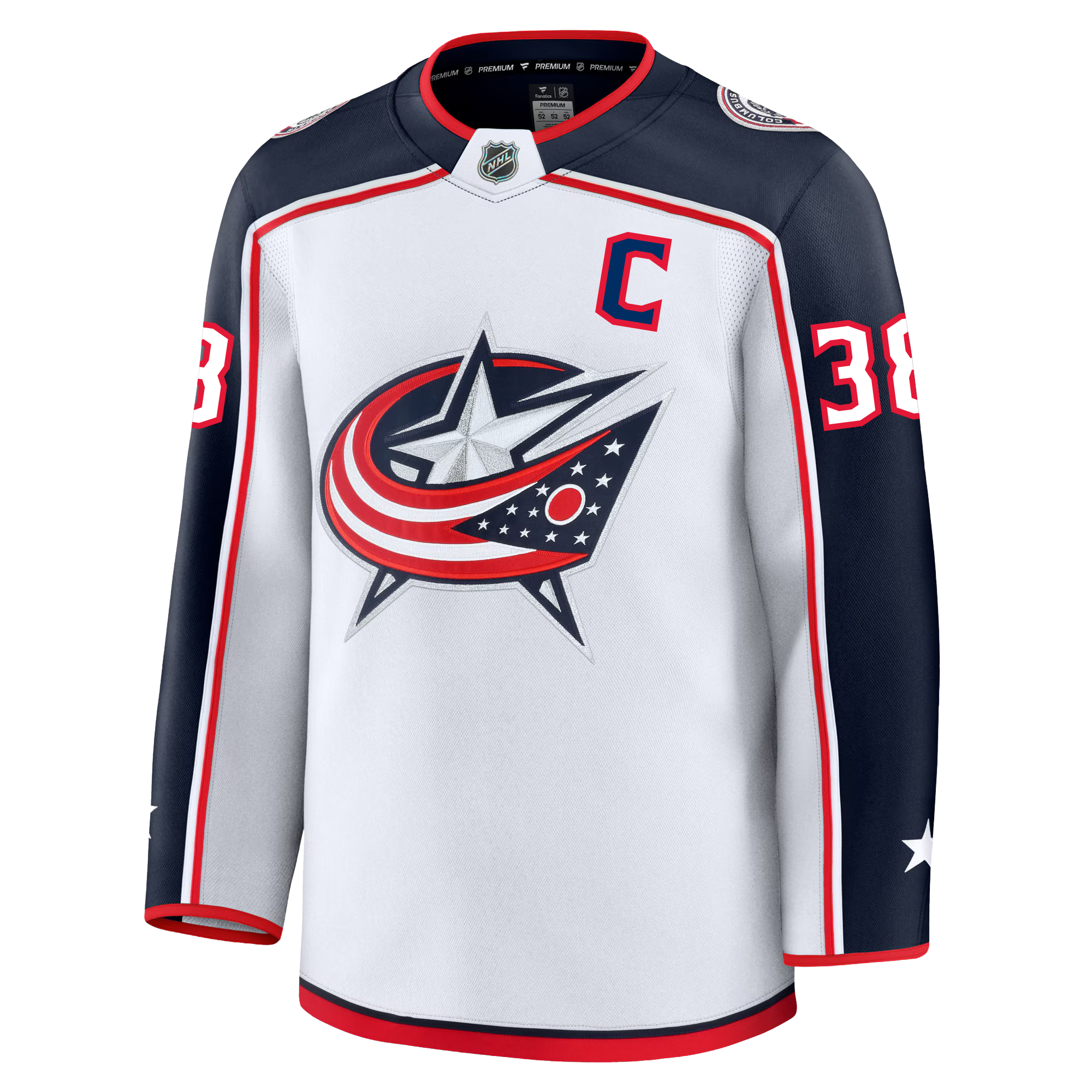 Boone Jenner Columbus Blue Jackets Fanatics Premium Away Jersey