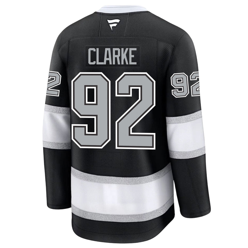 Brandt Clarke Los Angeles Kings Fanatics Premium Home Jersey