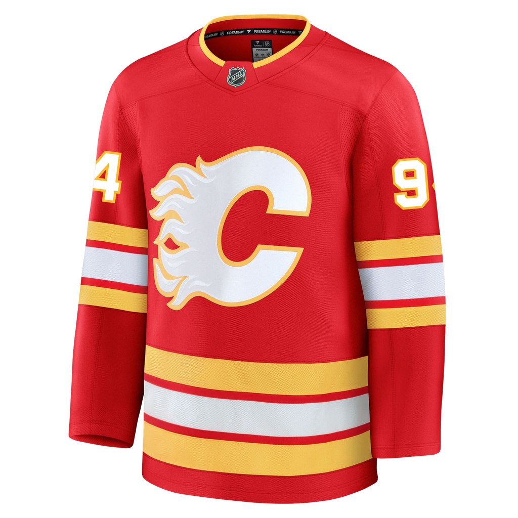 Brayden Pachal Calgary Flames Fanatics Premium Home Jersey