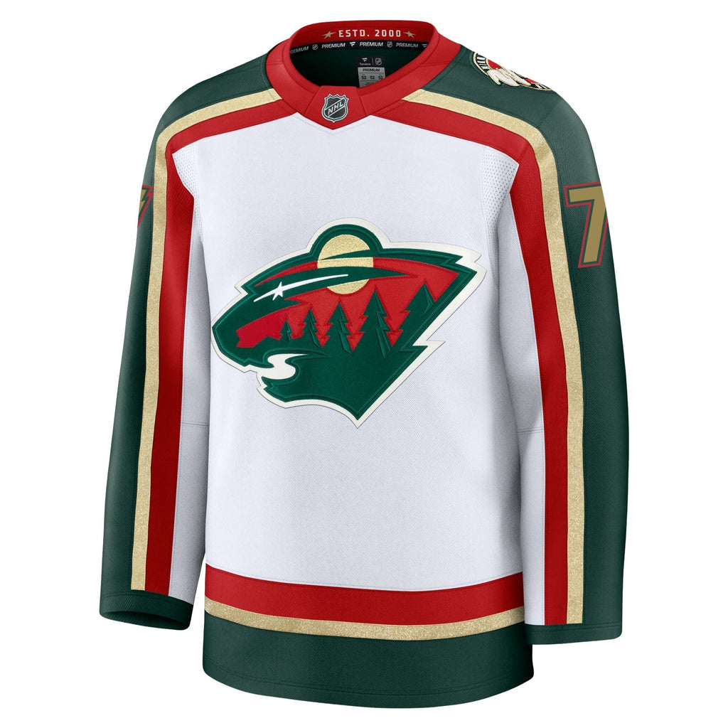 Brock Faber Minnesota Wild Fanatics Alternate Premium Jersey