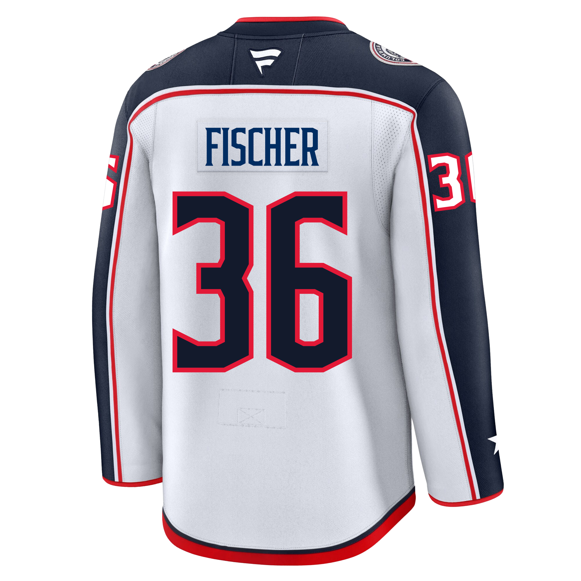 Christian Fischer Columbus Blue Jackets Fanatics Premium Away Jersey