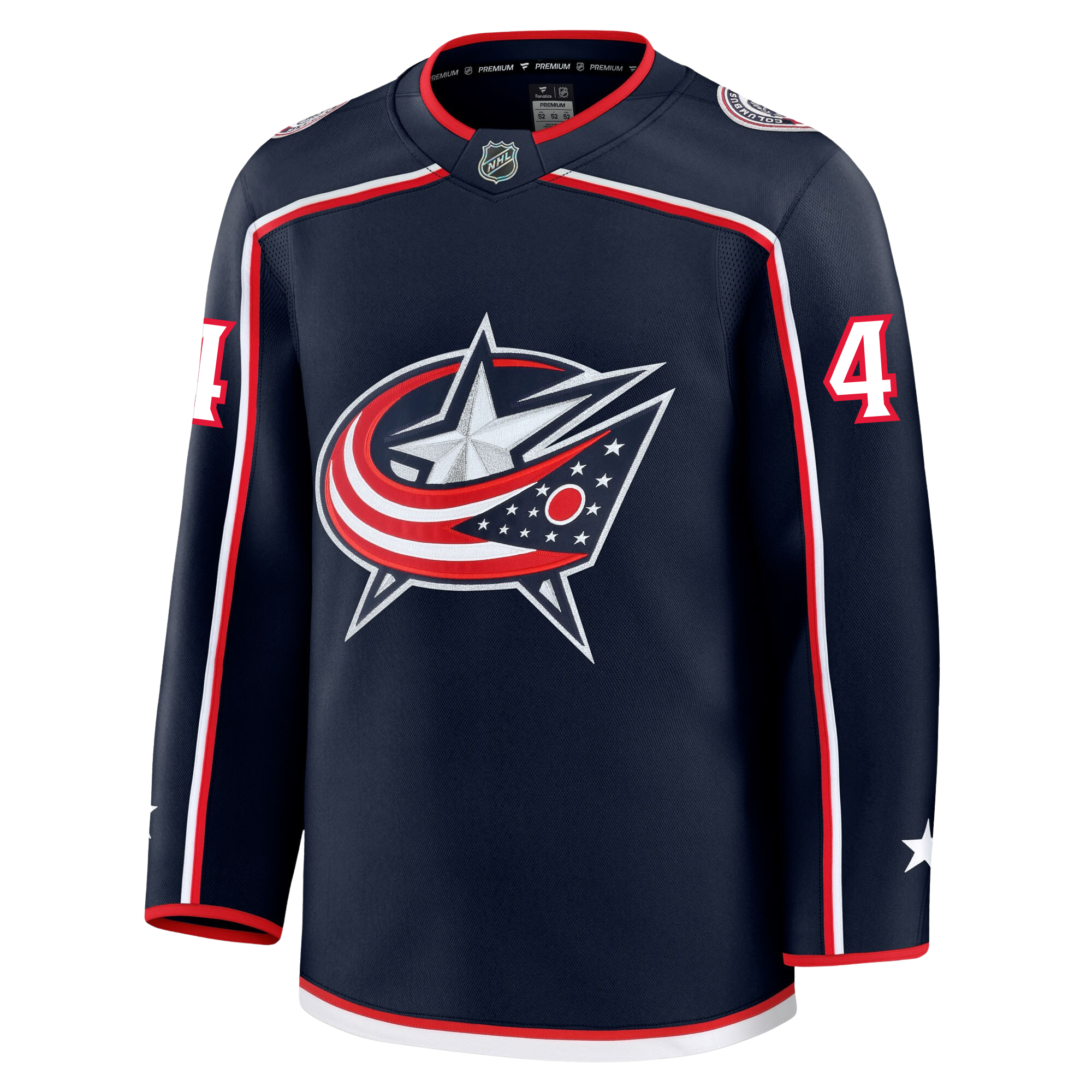 Cole Sillinger Columbus Blue Jackets Fanatics Premium Home Jersey
