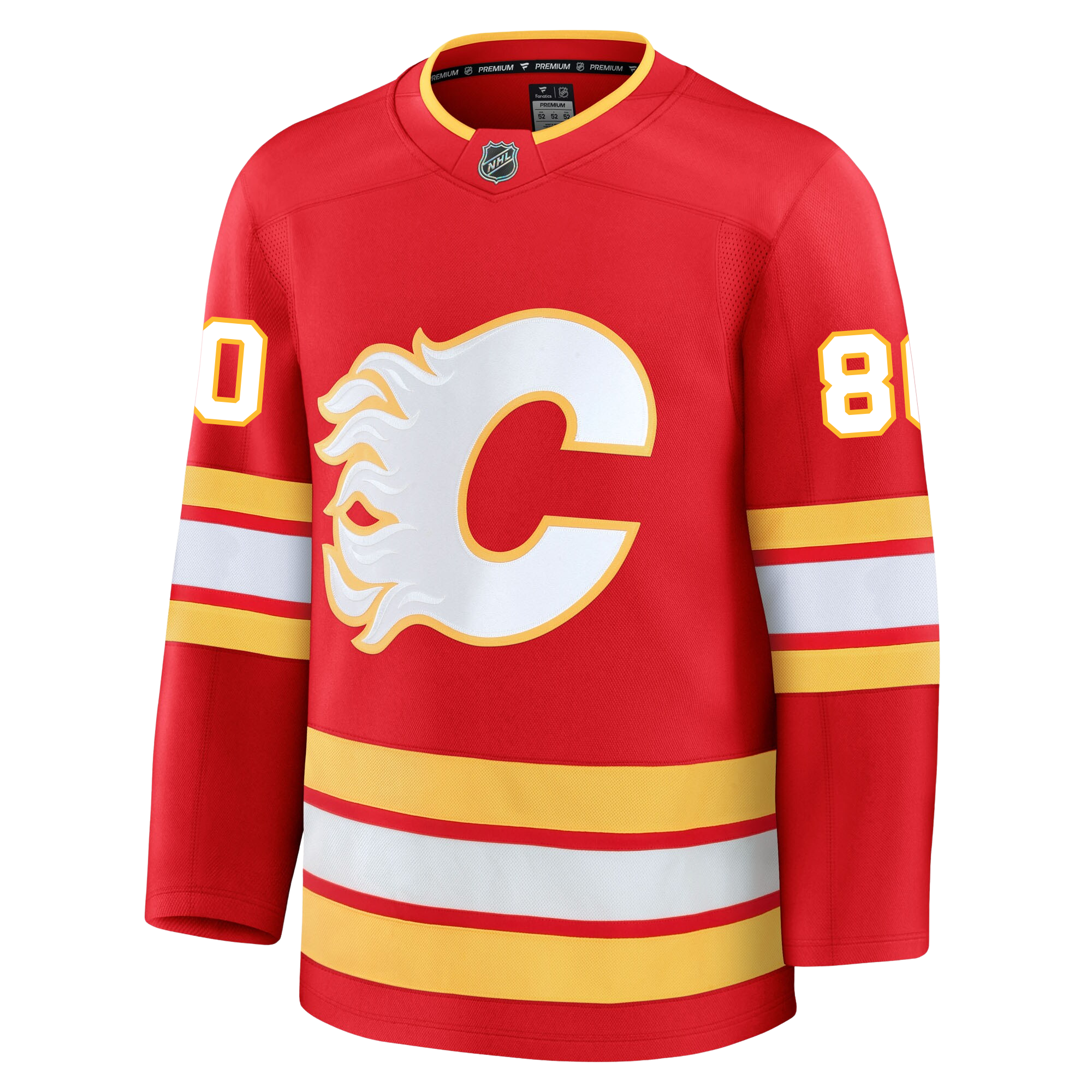 Dan Vladar Calgary Flames Fanatics Premium Home Jersey