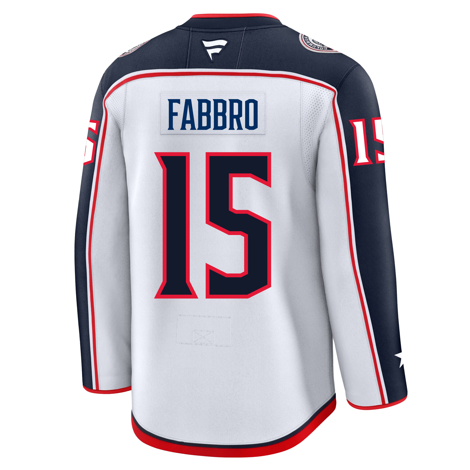 Dante Fabbro Columbus Blue Jackets Fanatics Premium Away Jersey