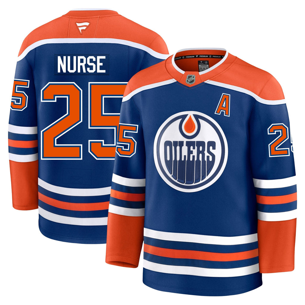 Darnell Nurse Edmonton Oilers Fanatics Premium Home Jersey