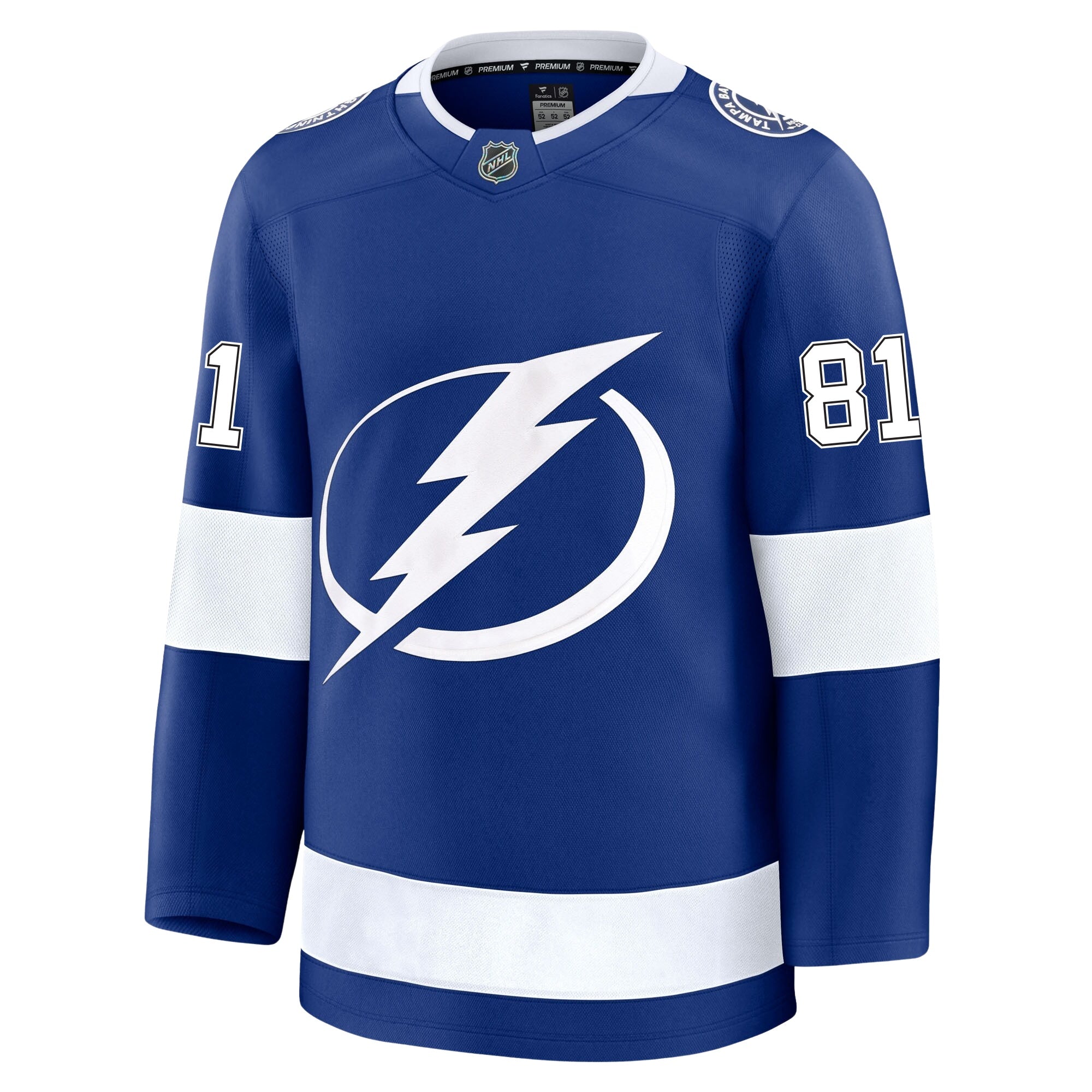 Erik Cernak Tampa Bay Lightning Fanatics Premium Home Jersey