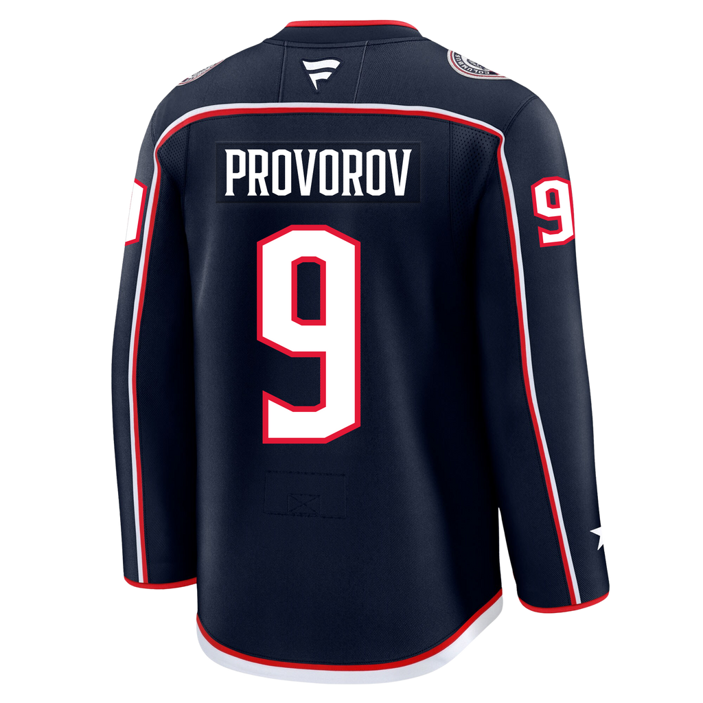 Ivan Provorov Columbus Blue Jackets Fanatics Premium Home Jersey