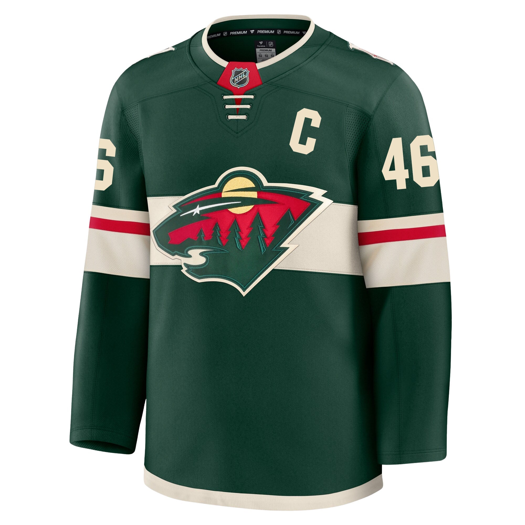 Jared Spurgeon Minnesota Wild Fanatics Premium Home Jersey