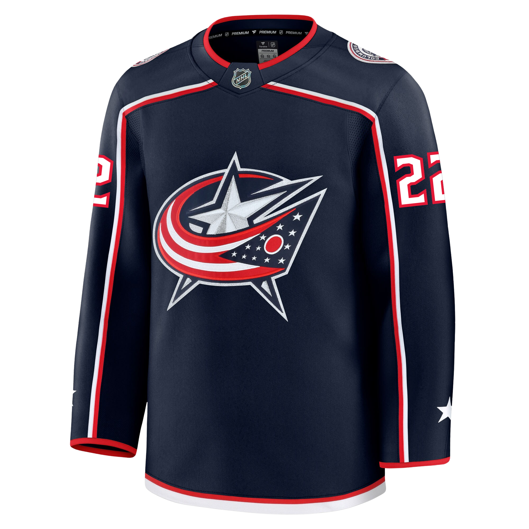 Jordan Harris Columbus Blue Jackets Fanatics Premium Home Jersey