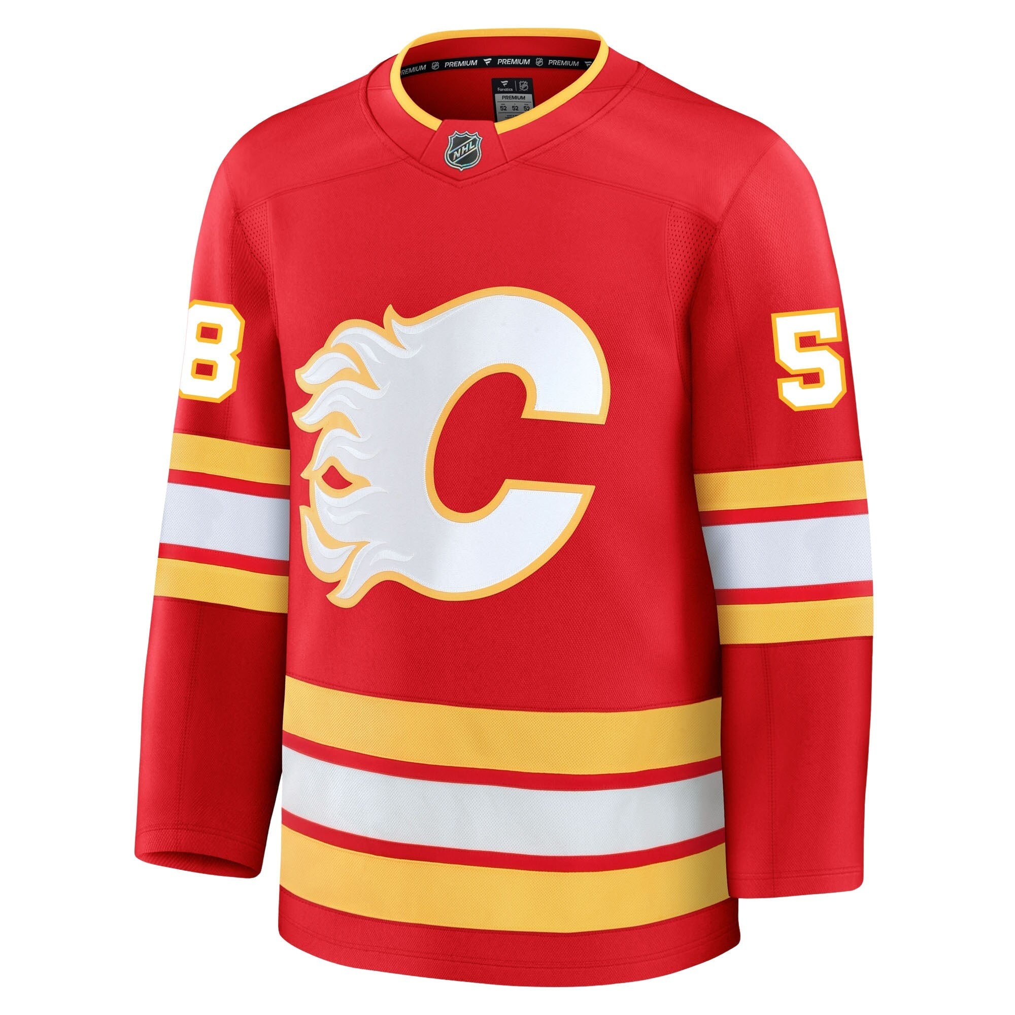 Justin Kirkland Calgary Flames Fanatics Premium Home Jersey
