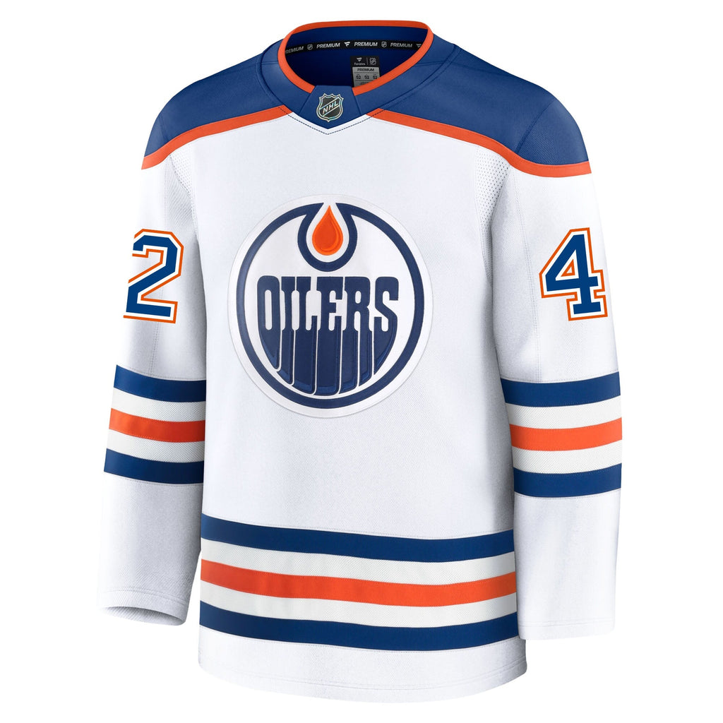 Kasperi Kapanen Edmonton Oilers Fanatics Premium Away Jersey