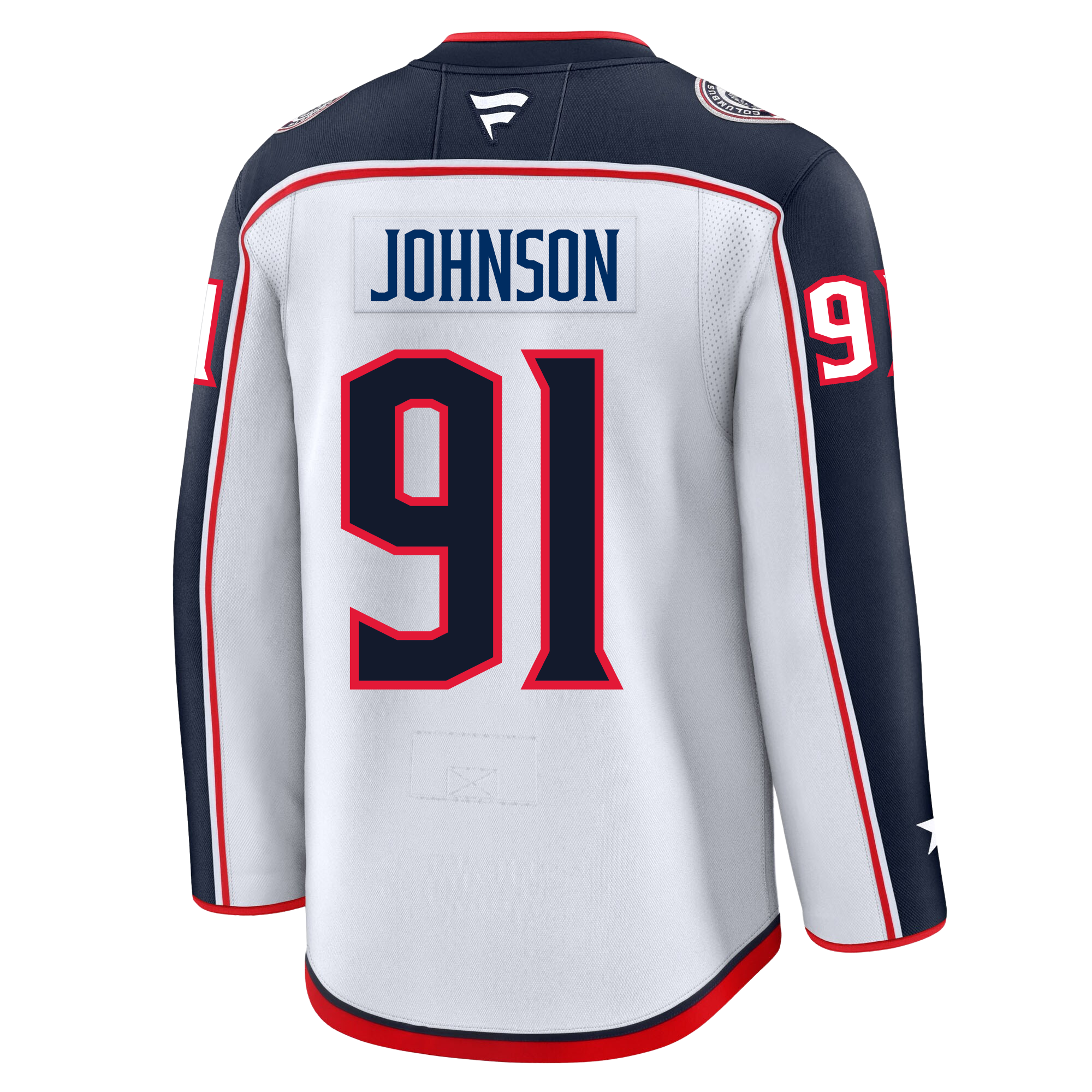 Kent Johnson Columbus Blue Jackets Fanatics Premium Away Jersey