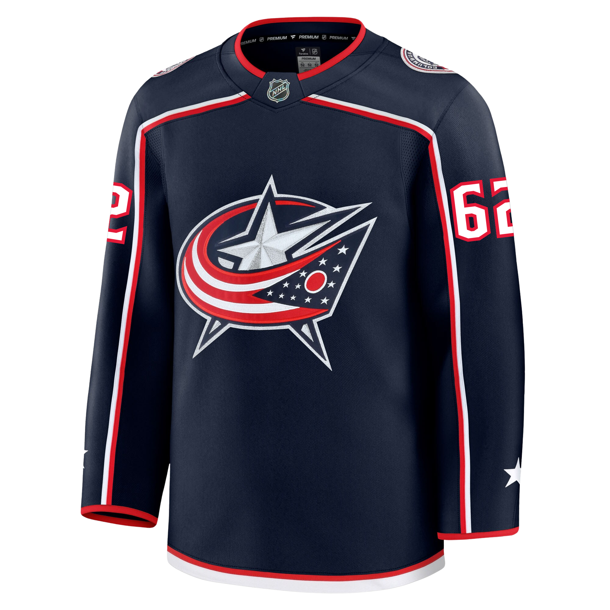Kevin Labanc Columbus Blue Jackets Fanatics Premium Home Jersey