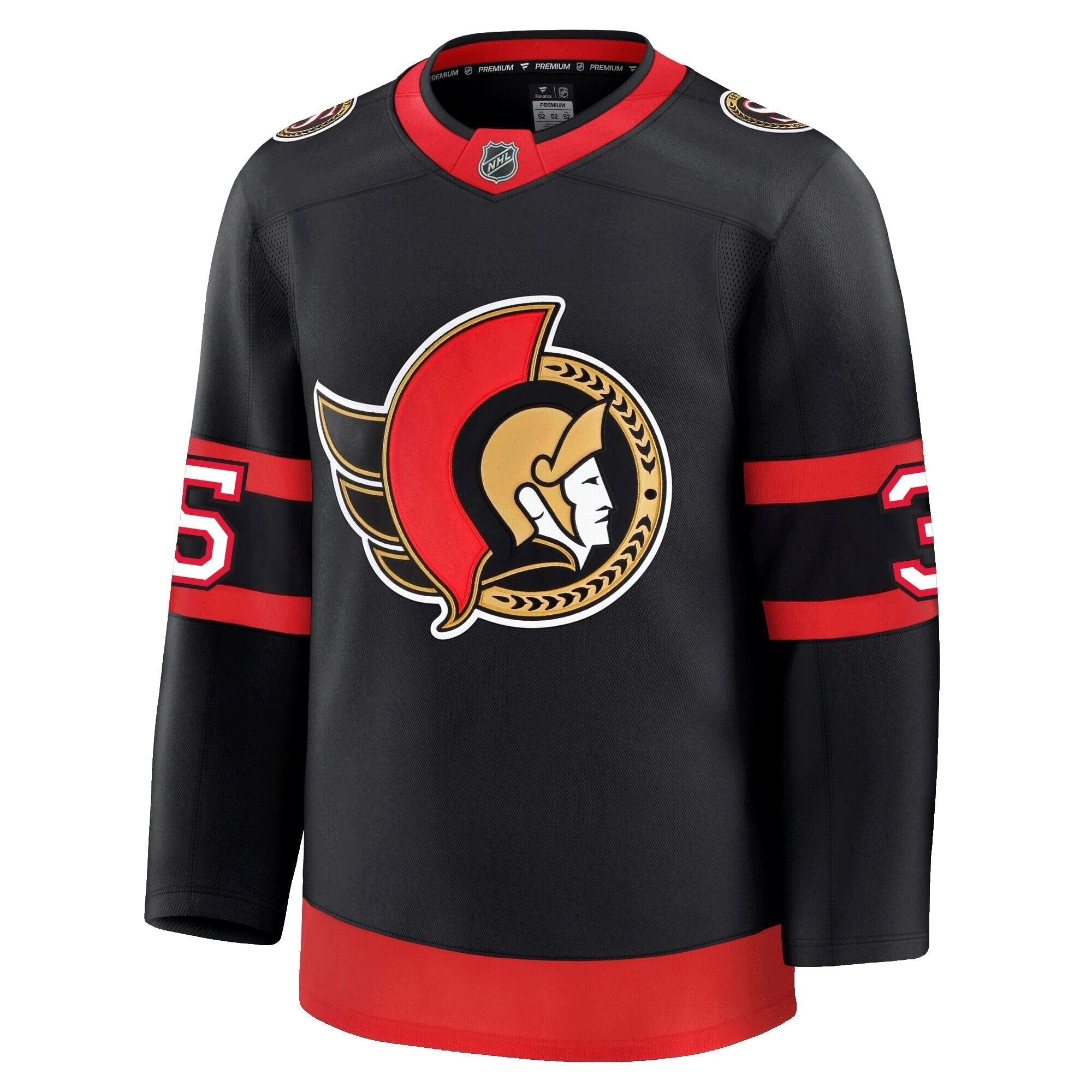 Linus Ullmark Ottawa Senators Fanatics Premium Home Jersey