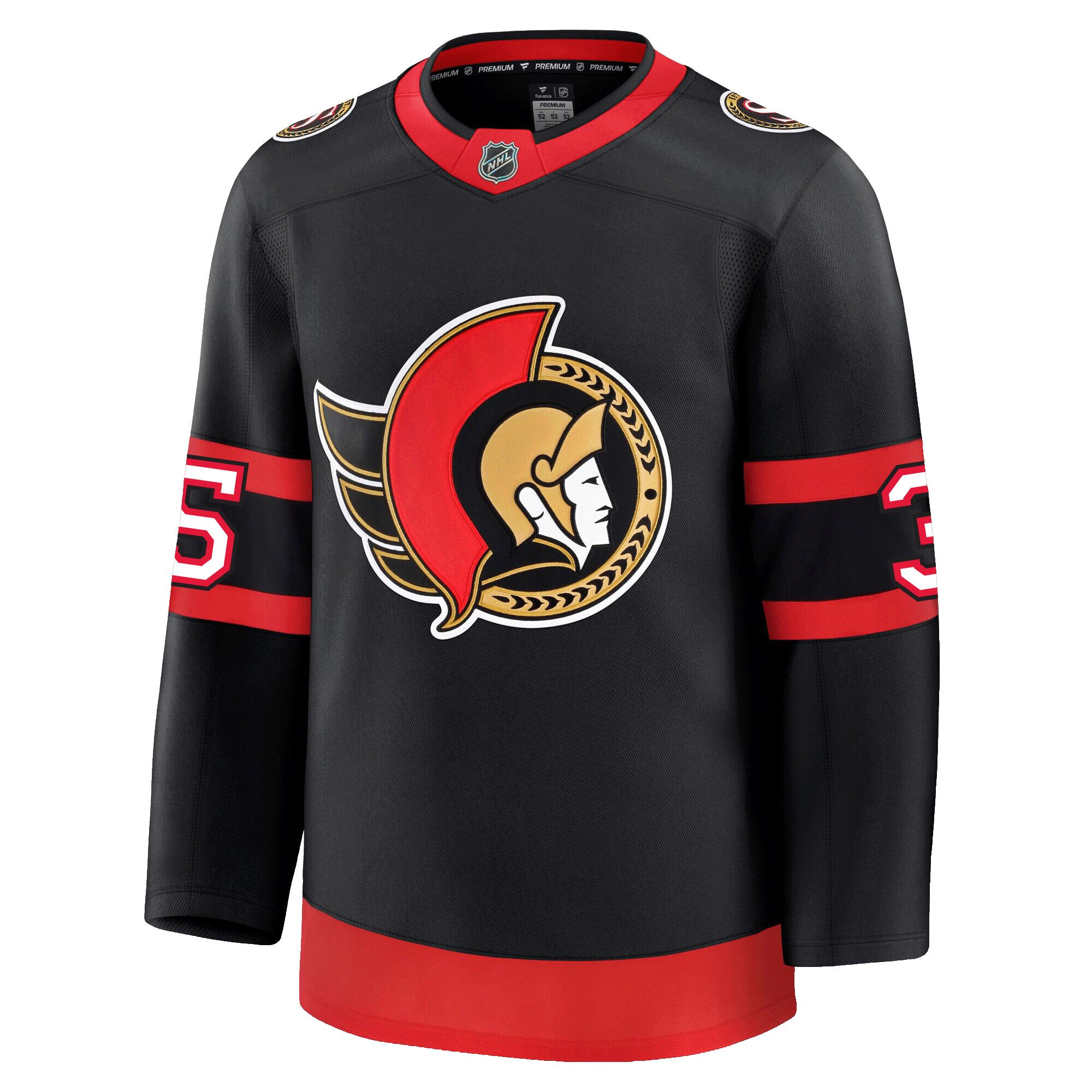 Linus Ullmark Ottawa Senators Fanatics Premium Home Jersey