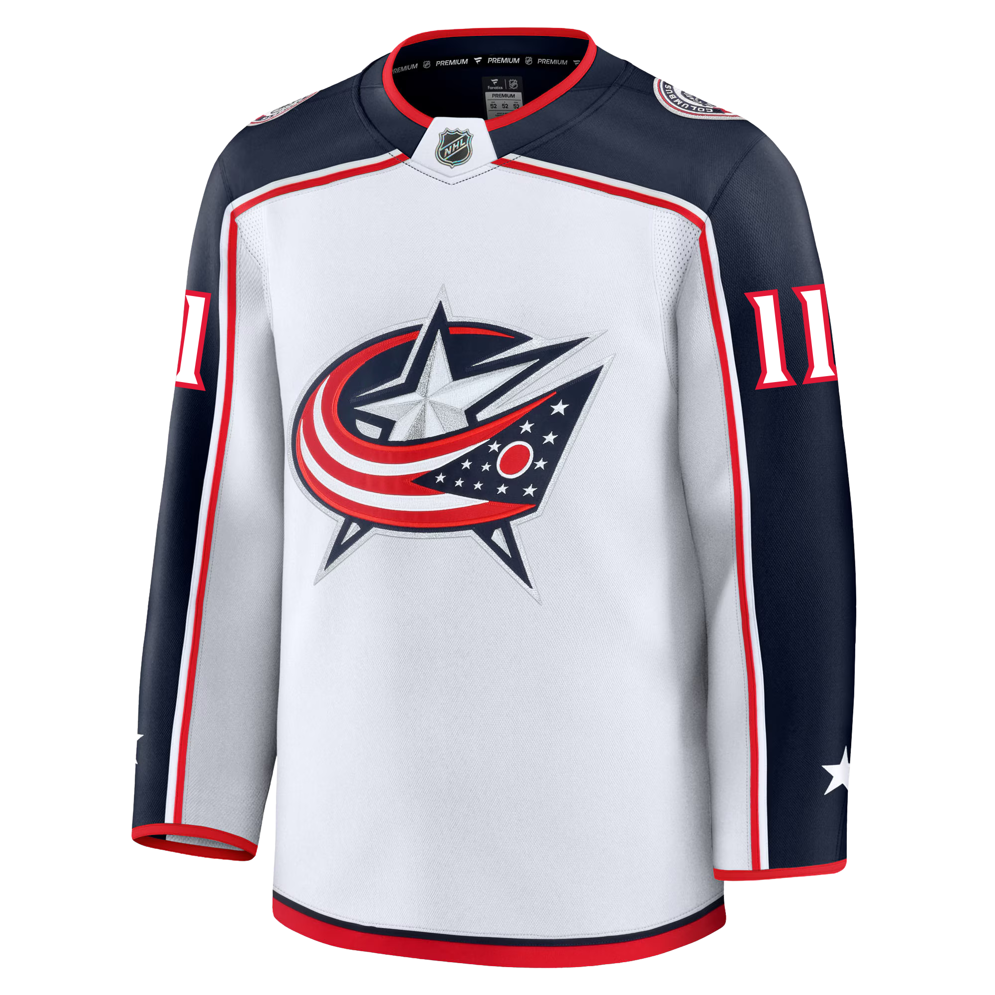 Luke Kunin Columbus Blue Jackets Fanatics Premium Away Jersey