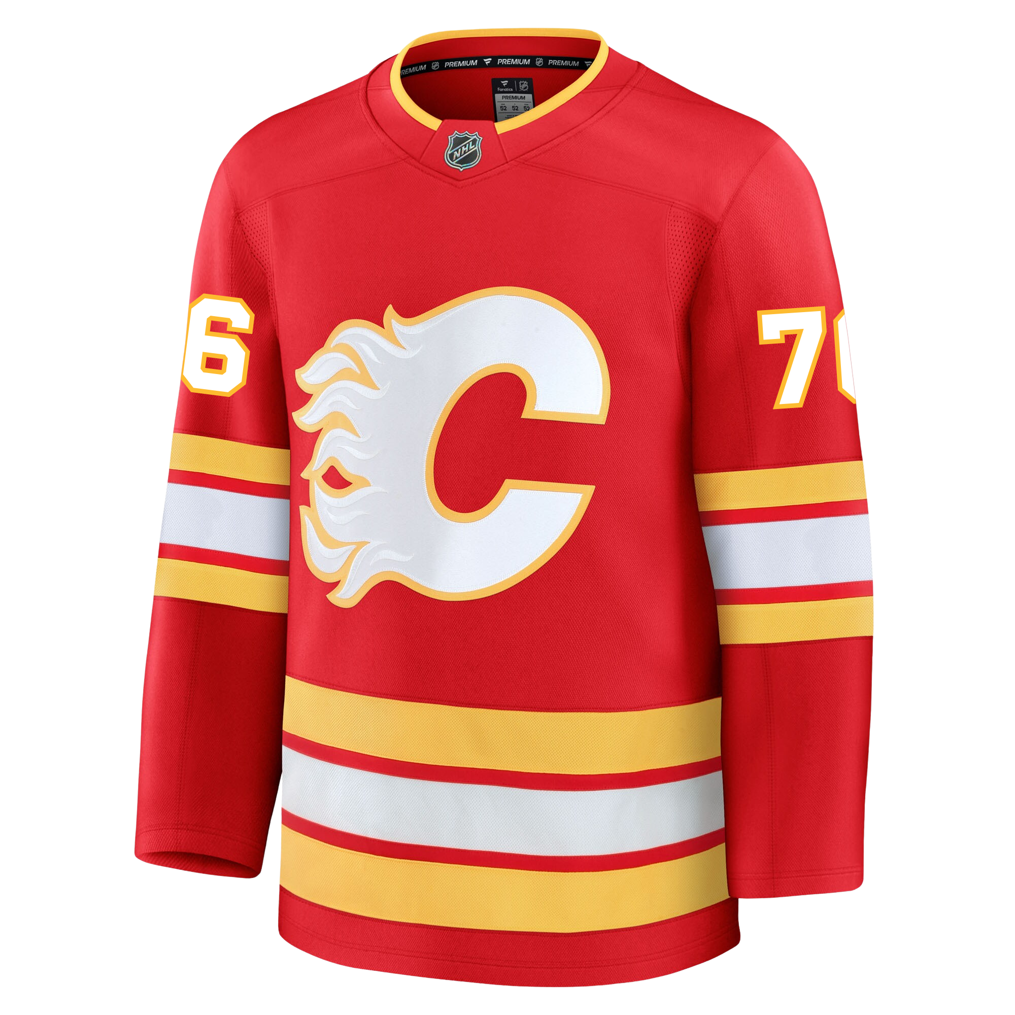 Martin Pospisil Calgary Flames Fanatics Premium Home Jersey