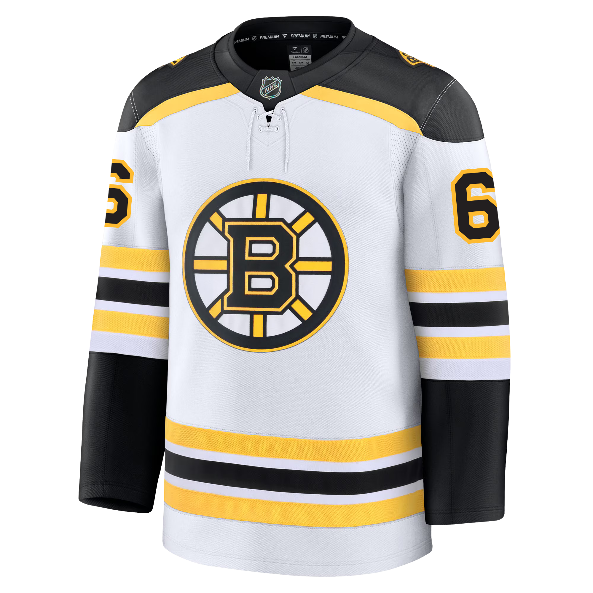 Mason Lohrei Boston Bruins Fanatics Premium Away Jersey