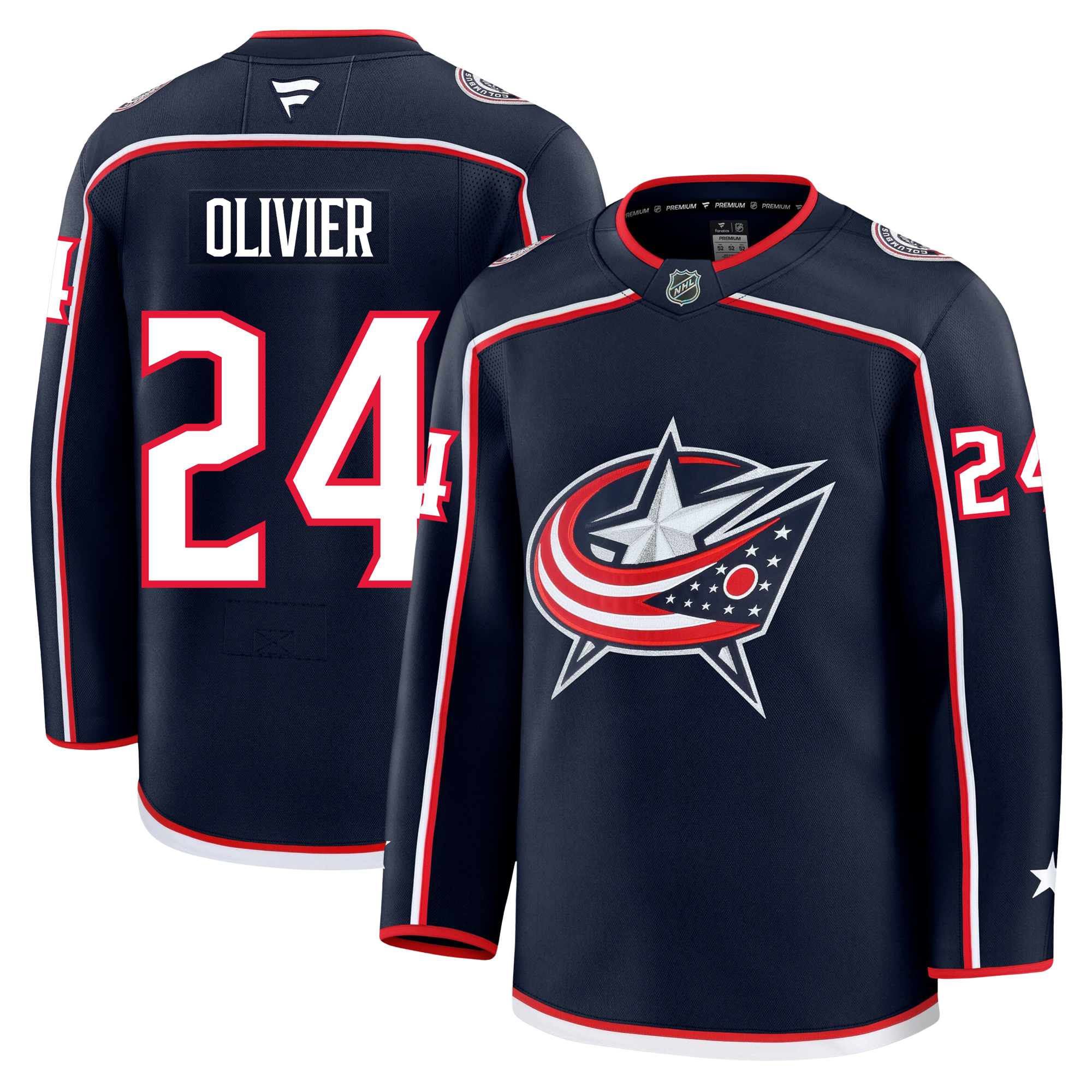 Mathieu Olivier Columbus Blue Jackets Fanatics Premium Home Jersey