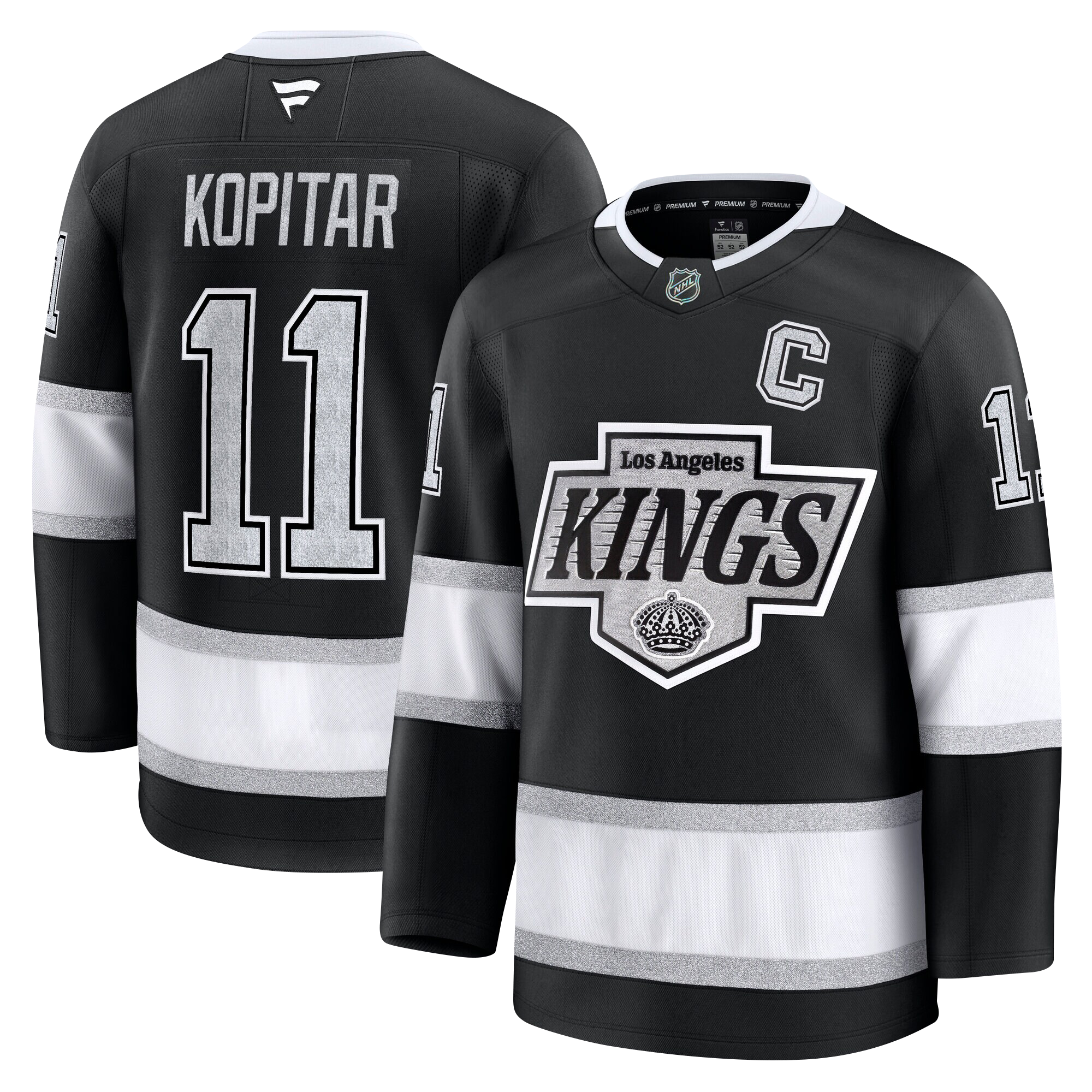 Anze Kopitar Los Angeles Kings Fanatics Premium Home Jersey