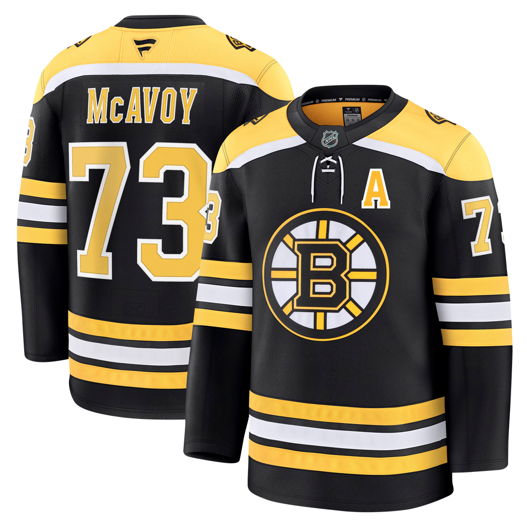 Charlie McAvoy Boston Bruins Fanatics Premium Home Jersey