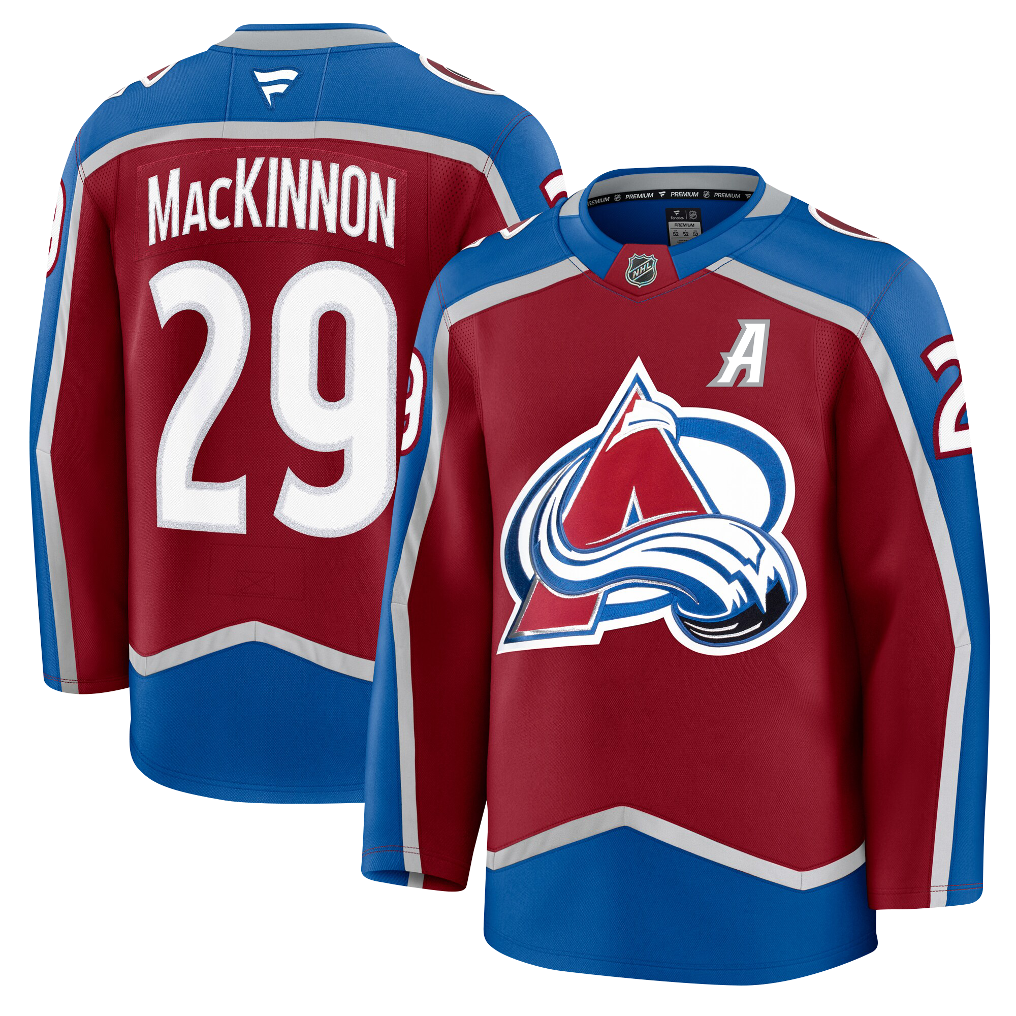 Nathan MacKinnon Colorado Avalanche Fanatics Premium Home Jersey