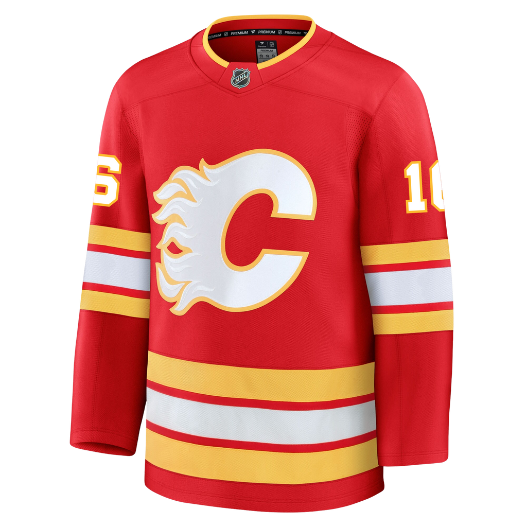 Morgan Frost Calgary Flames Fanatics Premium Home Jersey