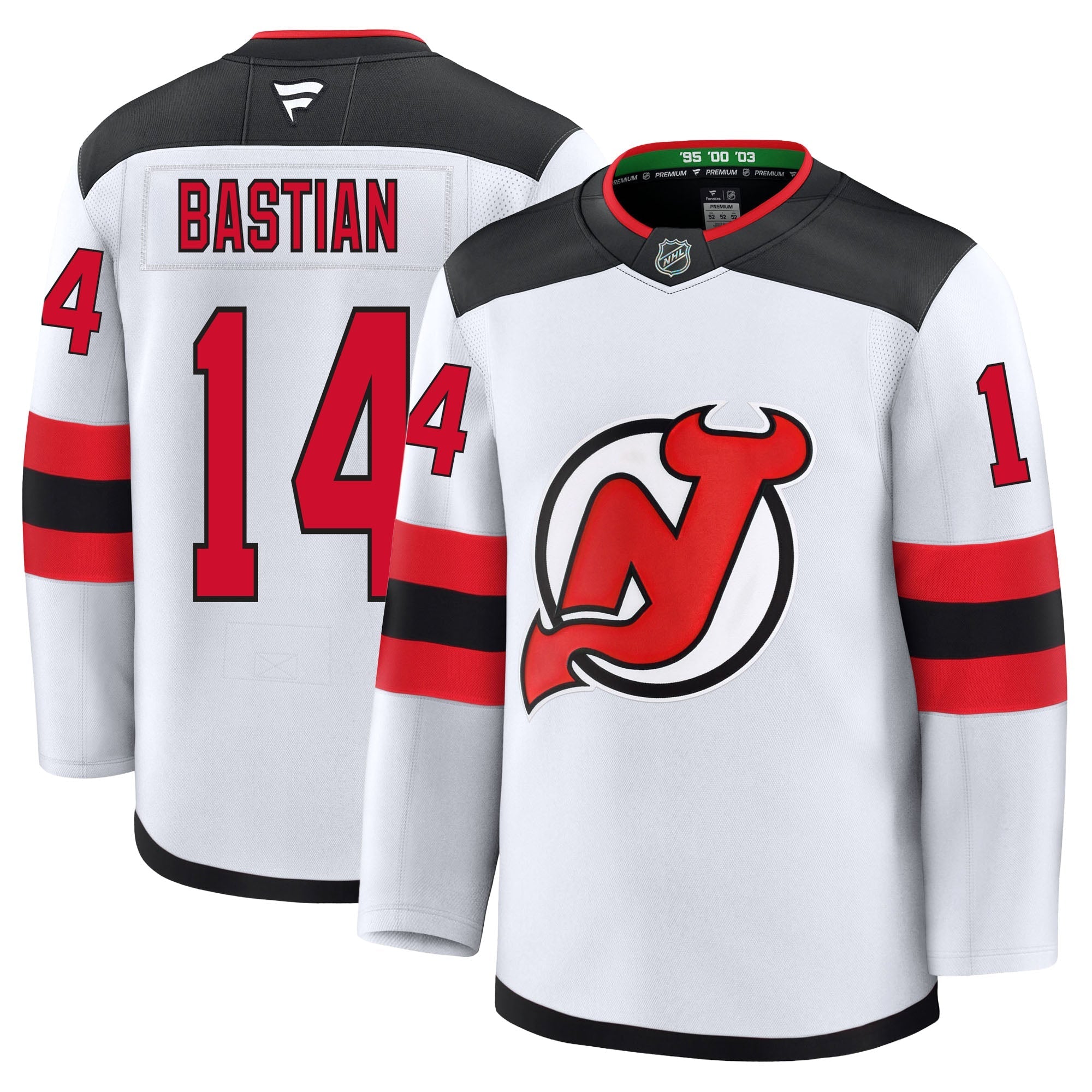 Nathan Bastian New Jersey Devils Fanatics Premium Away Jersey
