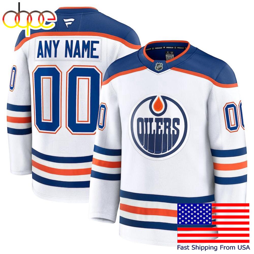 NHL Edmonton Oilers Away New Design 2025 Custom Hockey Jersey