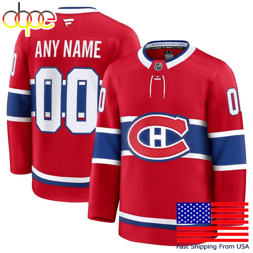 NHL Montreal Canadiens Home New Design 2025 Custom Hockey Jersey